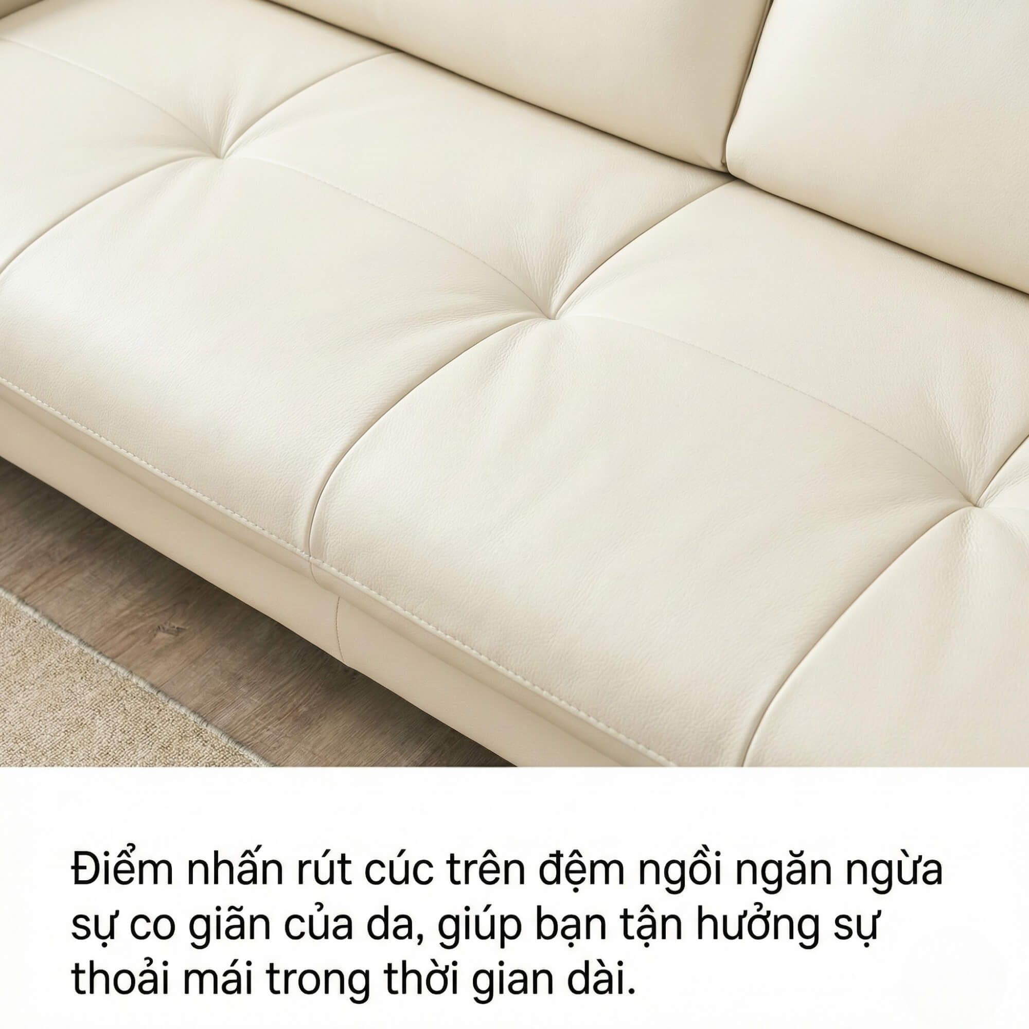 Sofa COMFORA - Sofa Băng Cao Cấp Tinh Tế Tay Vịn Thấp Thoải Mái