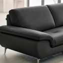 Sofa COMMONRY - Sofa Băng Bọc Da Tay Vịn Thấp Cho Cơ Thể Nghỉ Ngơi