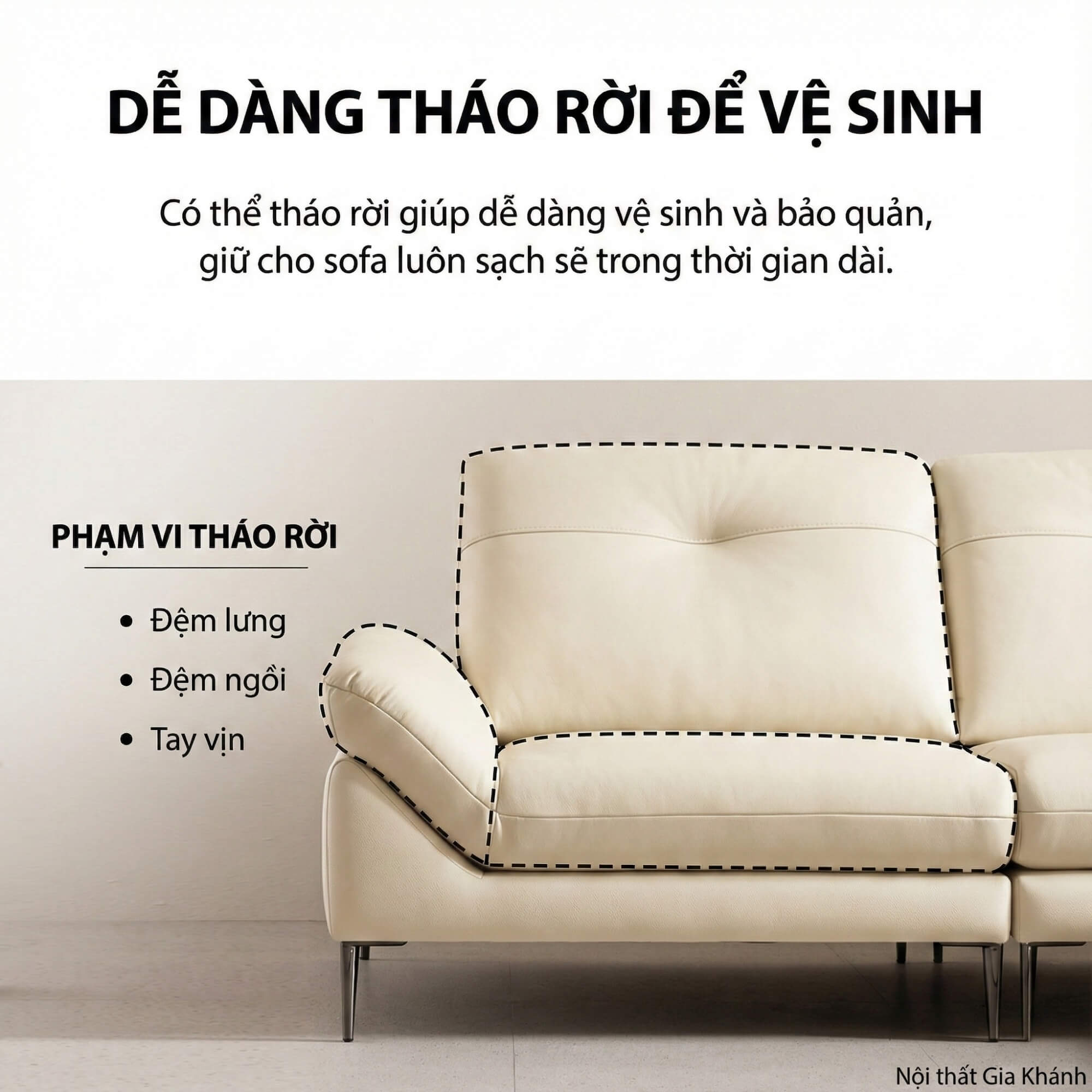 Sofa CORSO – Sofa Băng Module Hiện Đại Bọc Da Tự Do Tùy Biến