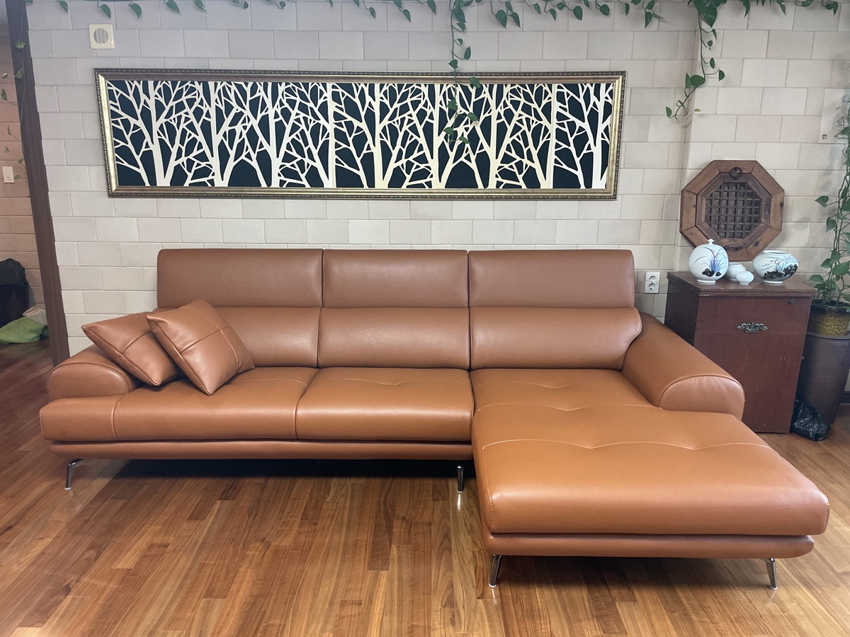 Sofa COZELIA - Sofa Góc Bọc Da Với Tựa Lưng Đa Năng Hiện Đại 