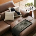 Sofa COZELIA - Sofa Góc Bọc Da Với Tựa Lưng Đa Năng Hiện Đại