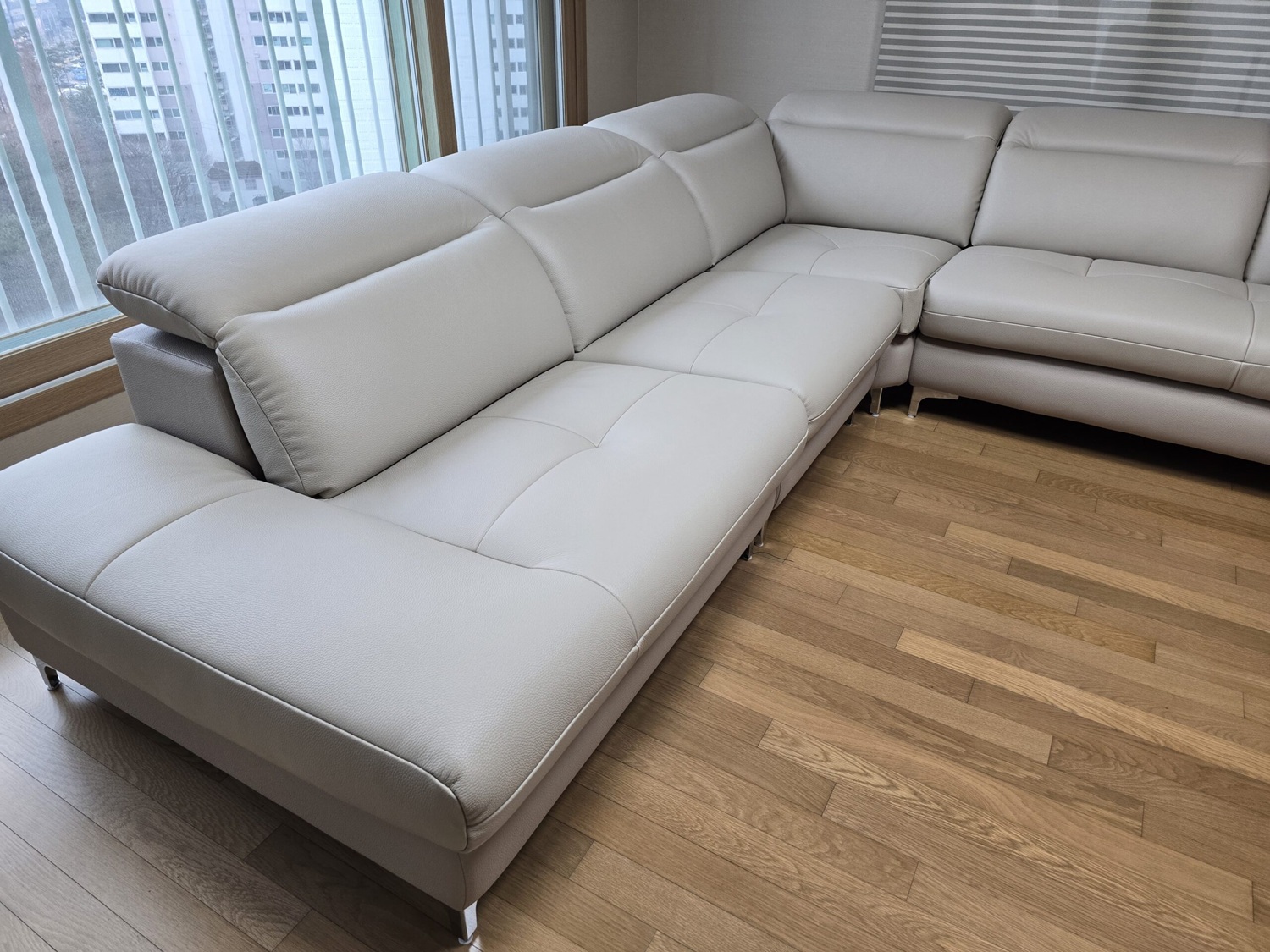 Sofa CUSHIVA – Sofa Da Cao Cấp 6 Chỗ Góc L Hiện Đại Sang Trọng 