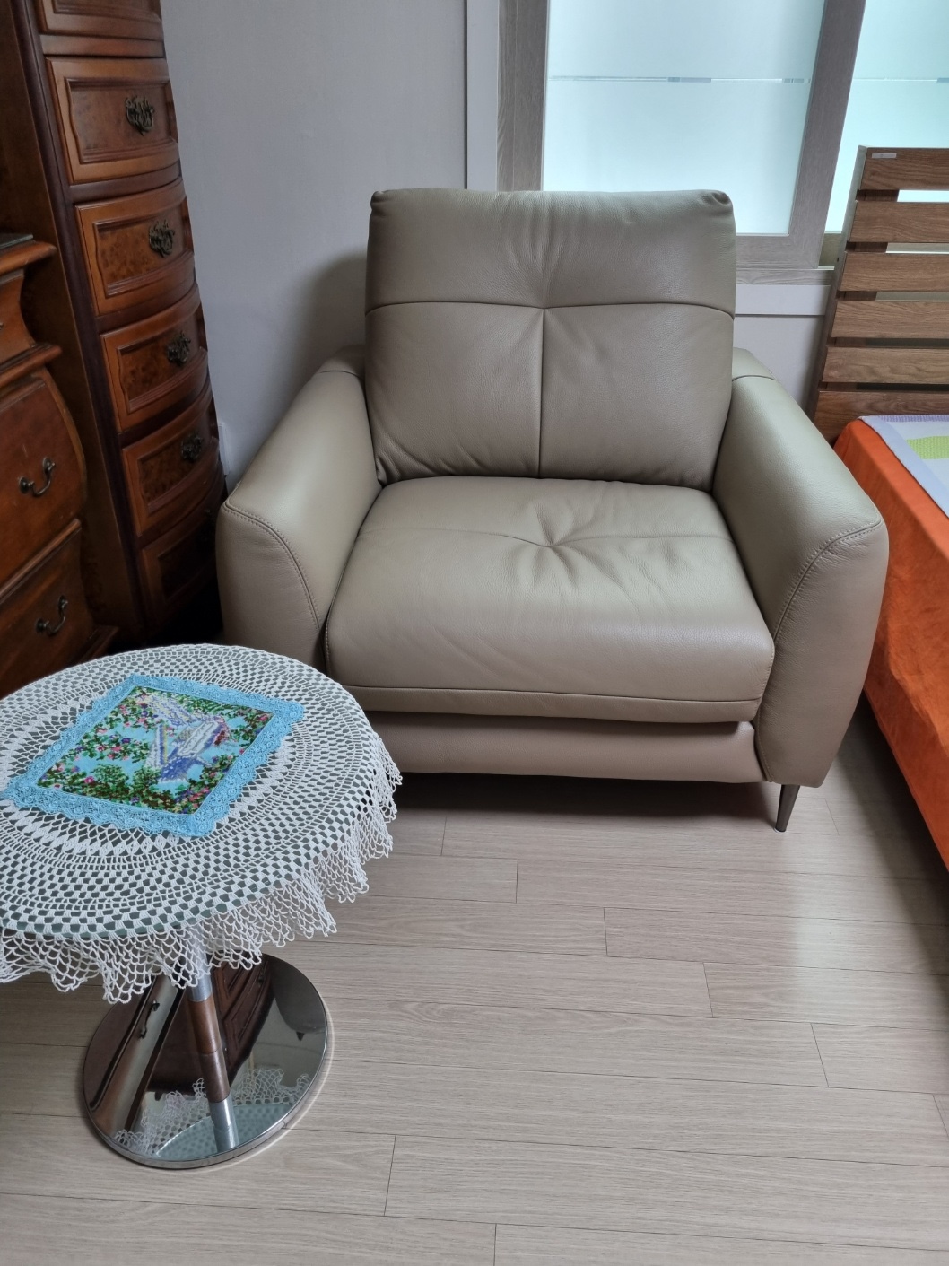 Sofa CUSHY - Sofa Đơn Bọc Da Thư Giãn Cho Gia Đình