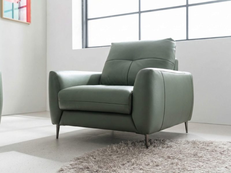 Sofa CUSHY - Sofa Đơn Bọc Da Thư Giãn Cho Gia Đình