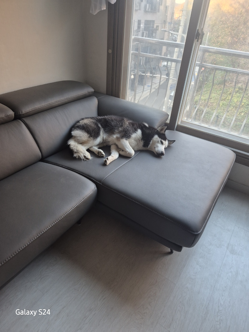 Sofa CENTERRA - Sofa Góc Bọc Da Thiết Kế Tựa Đầu Thông Minh