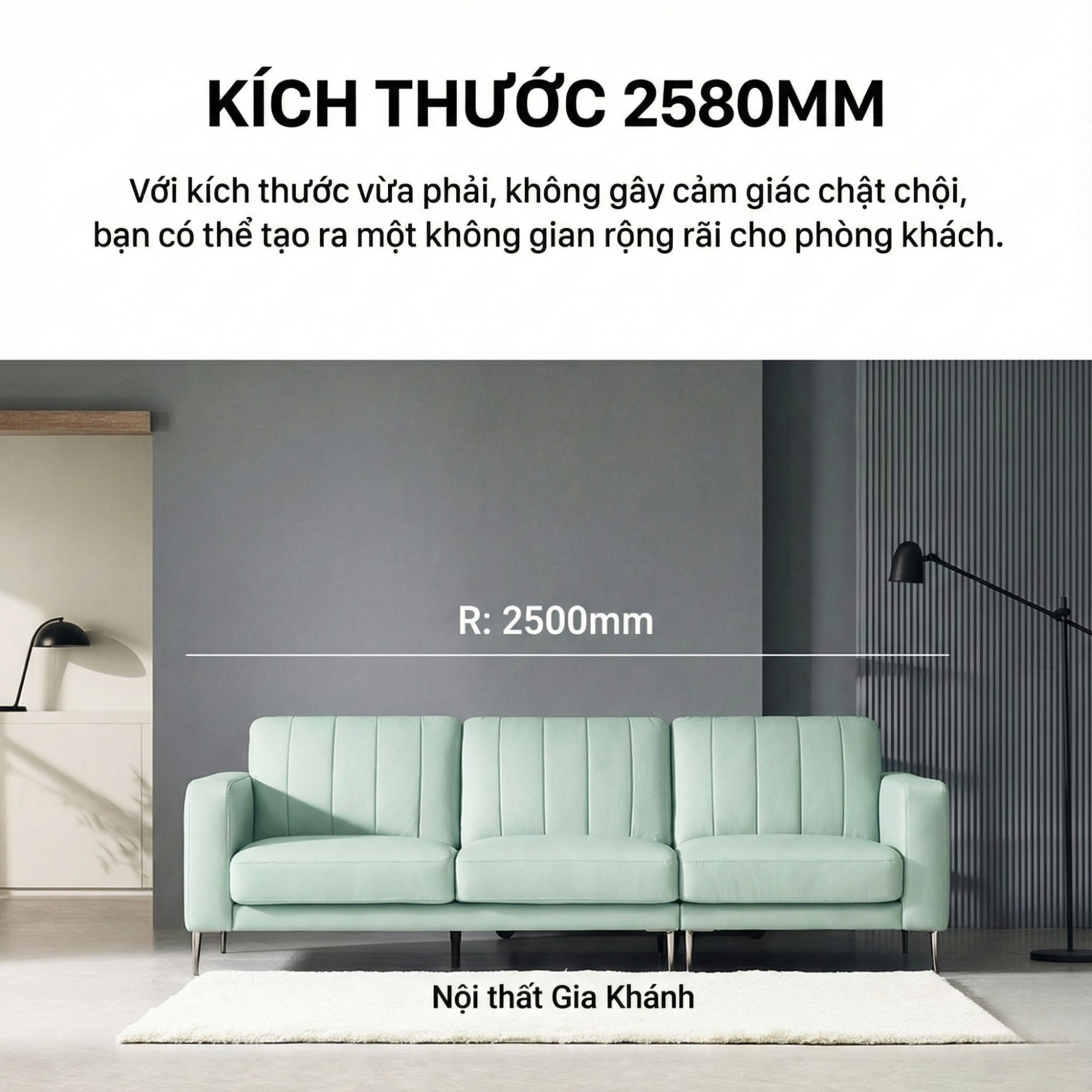 Sofa ELARA - Sofa Hiện Đại Kiểu Dáng Retro Cao Cấp Đem Lại Cảm Giác Thoải Mái