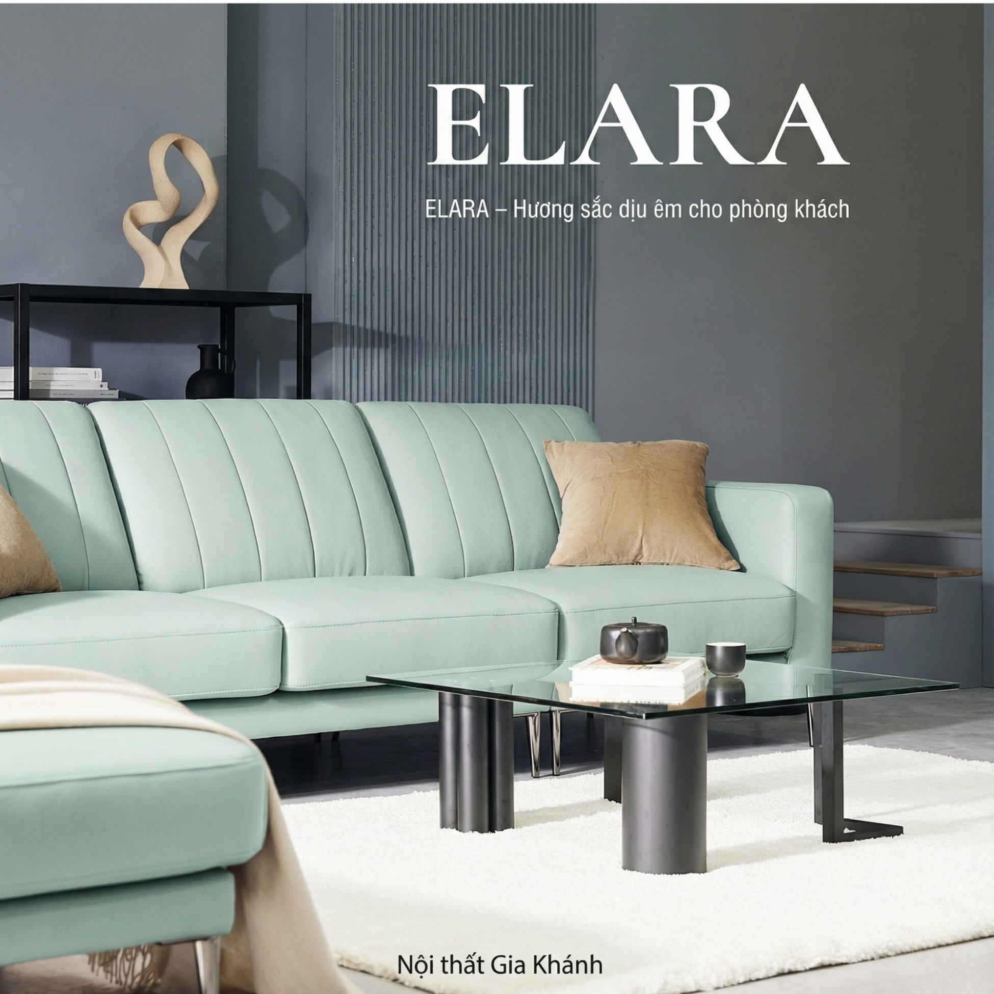 Sofa ELARA - Sofa Hiện Đại Kiểu Dáng Retro Cao Cấp Đem Lại Cảm Giác Thoải Mái