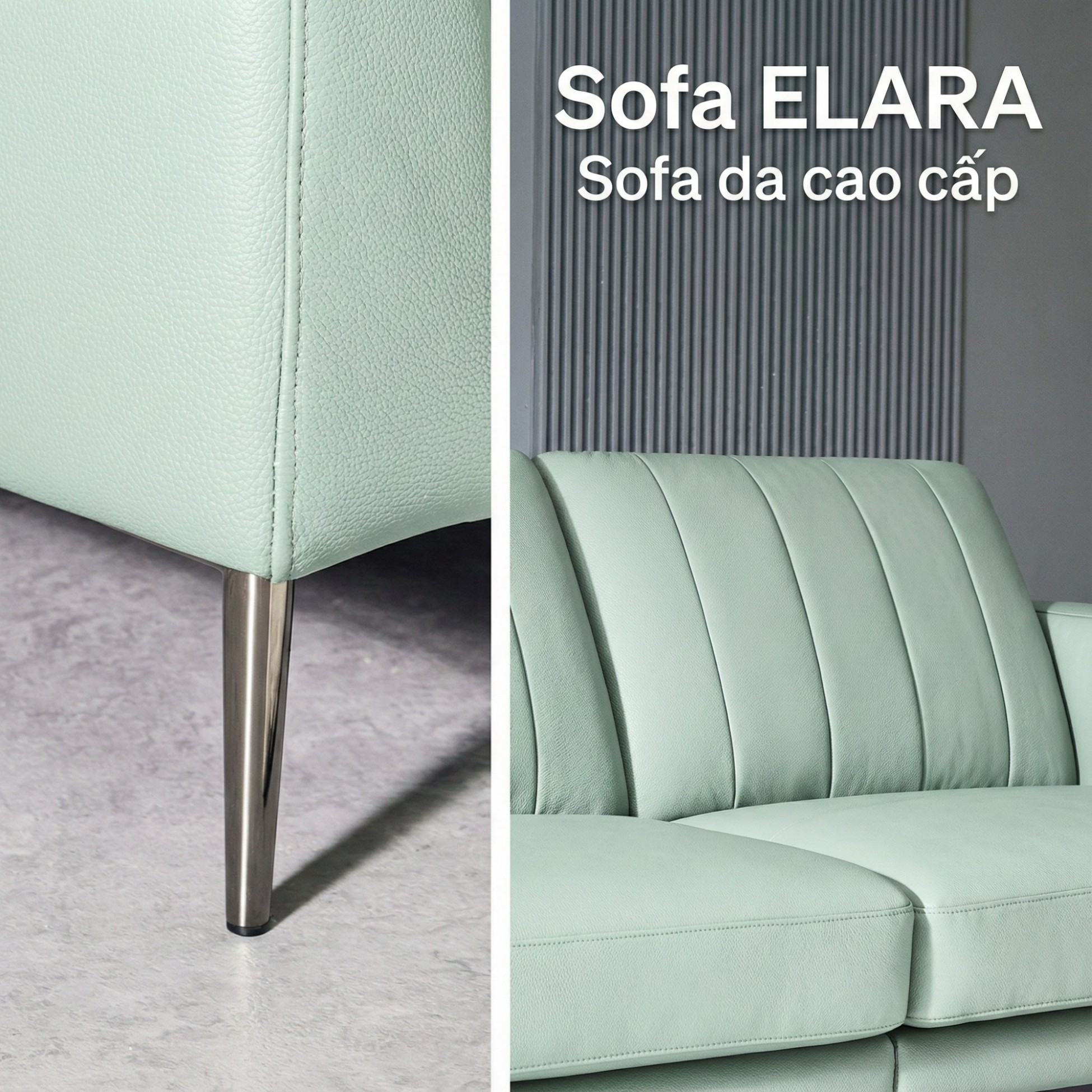 Sofa ELARA - Sofa Hiện Đại Kiểu Dáng Retro Cao Cấp Đem Lại Cảm Giác Thoải Mái