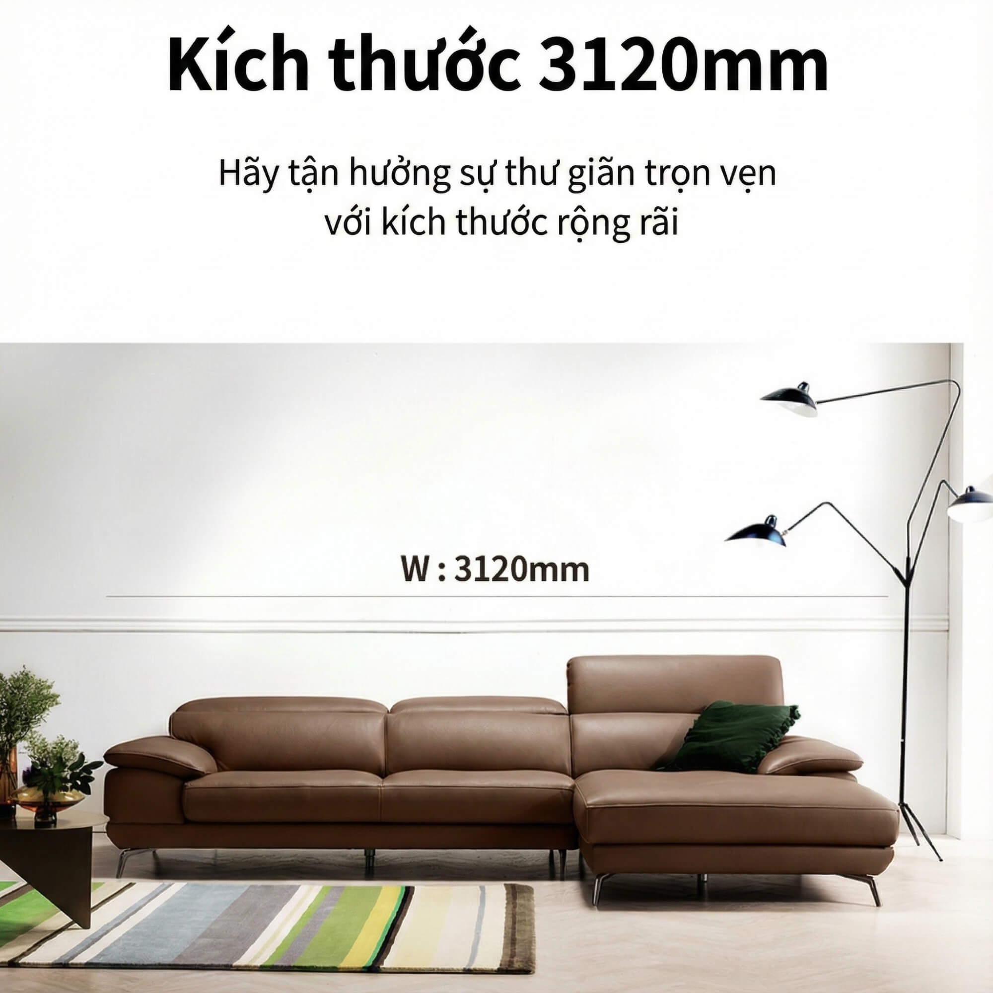 Sofa ELIOSKY - Sofa Góc Có Tựa Đầu Thông Minh Thư Giãn Êm Như Mây
