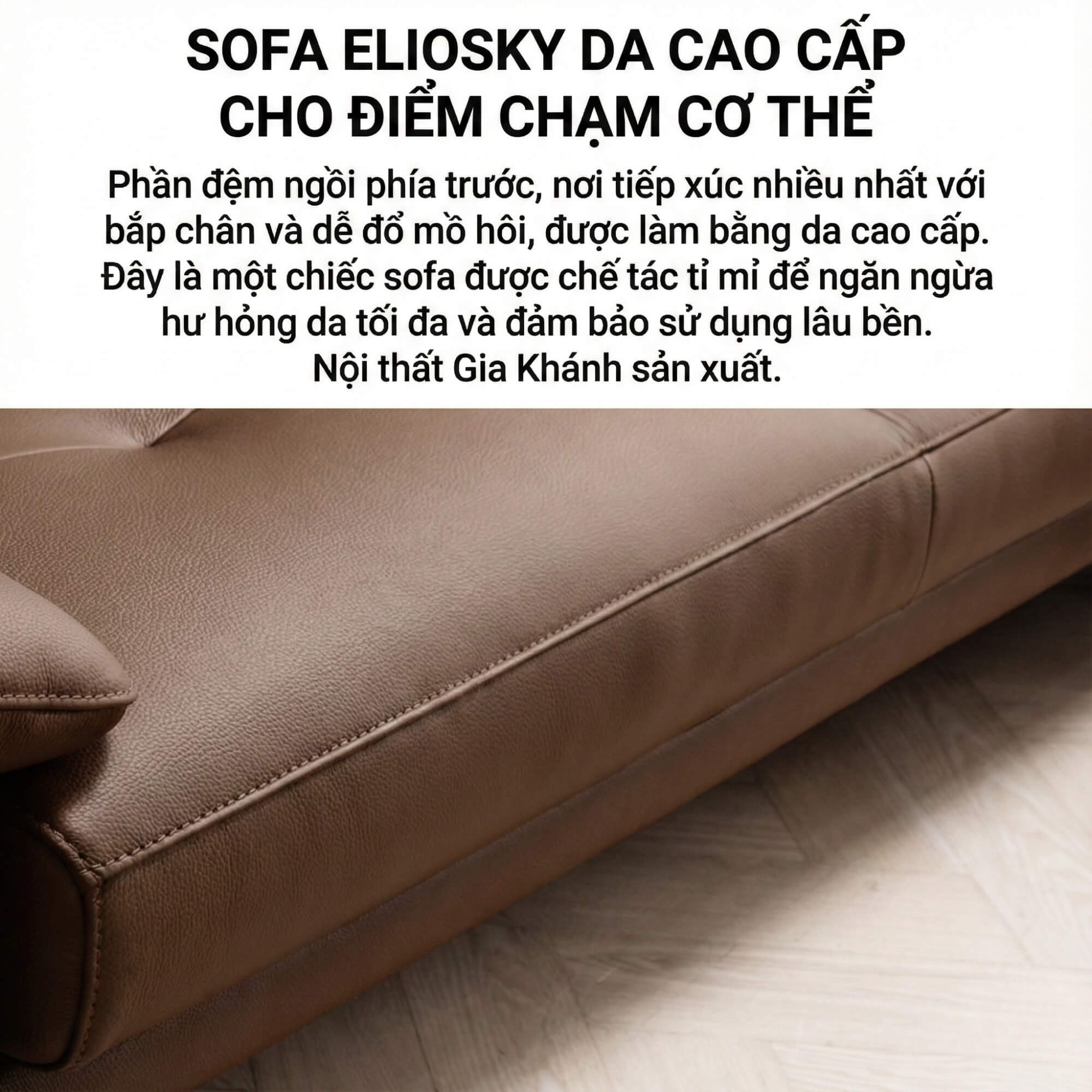 Sofa ELIOSKY - Sofa Góc Có Tựa Đầu Thông Minh Thư Giãn Êm Như Mây