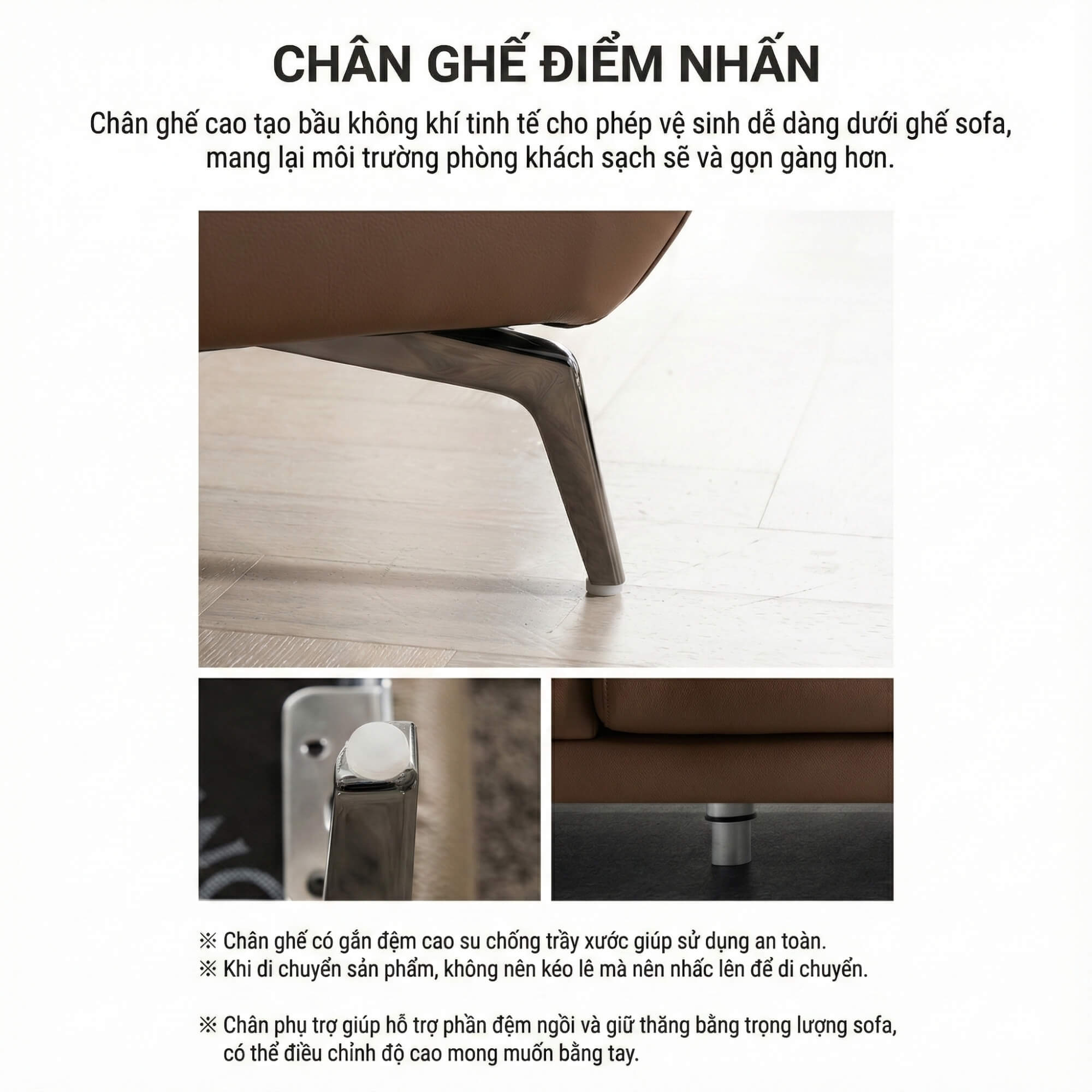 Sofa ELIOSKY - Sofa Góc Có Tựa Đầu Thông Minh Thư Giãn Êm Như Mây