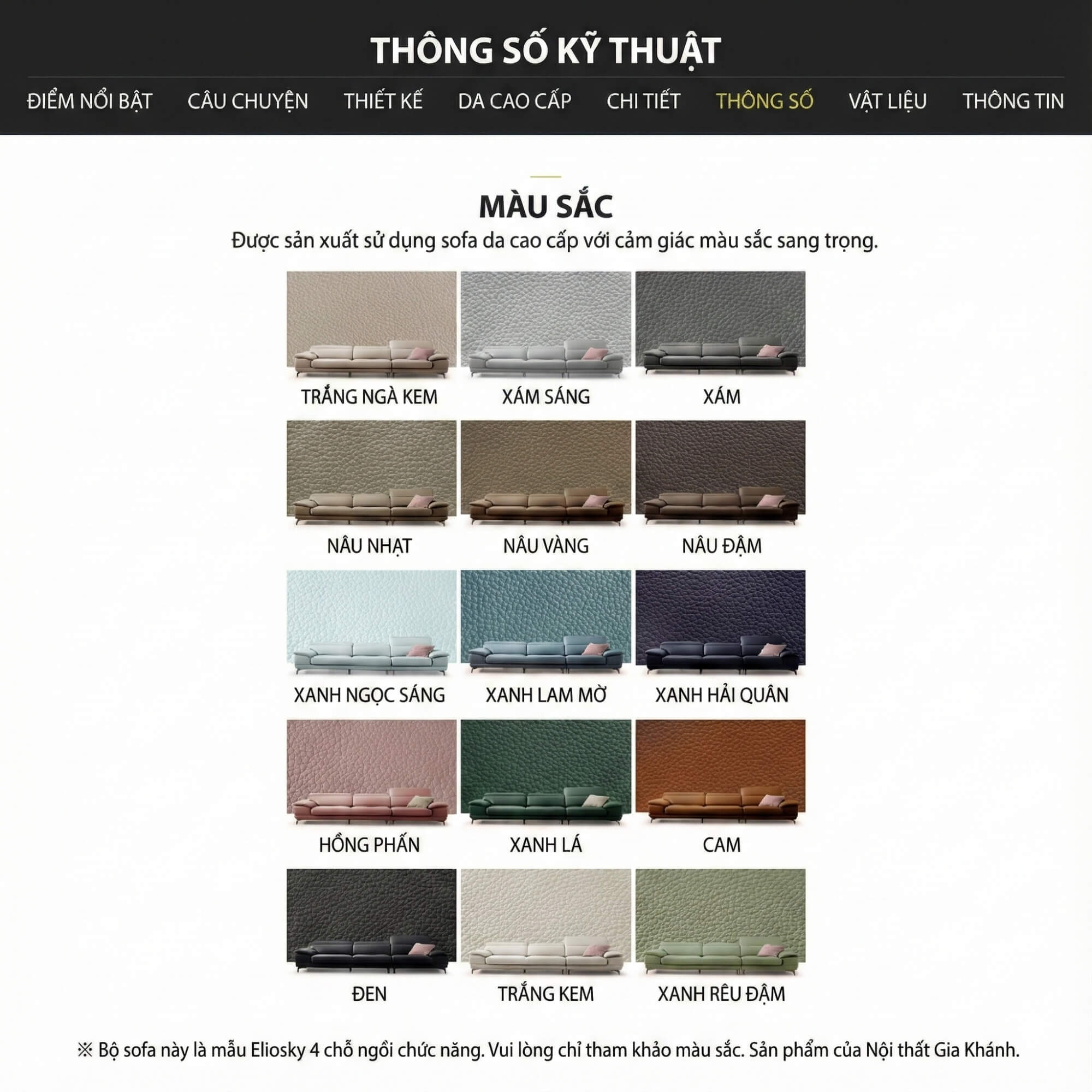 Sofa ELIOSKY - Sofa Góc Có Tựa Đầu Thông Minh Thư Giãn Êm Như Mây