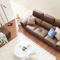 Sofa ELIOTT - Sofa Da Tối Giản Cho Phòng Khách Trẻ Trung