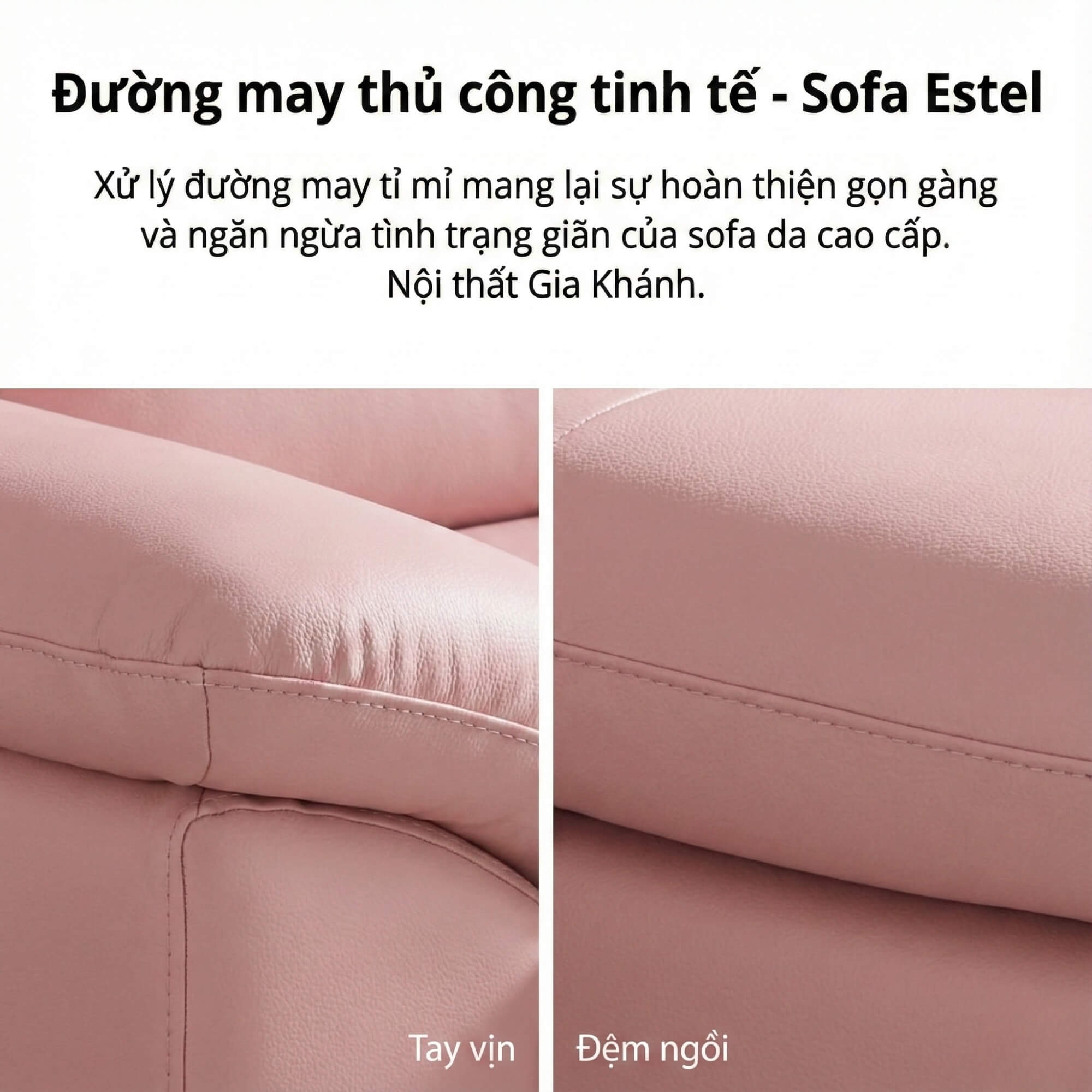 Sofa ESTEL – Sofa Góc Bọc Da Cao Cấp Hiện Đại Và Êm Ái