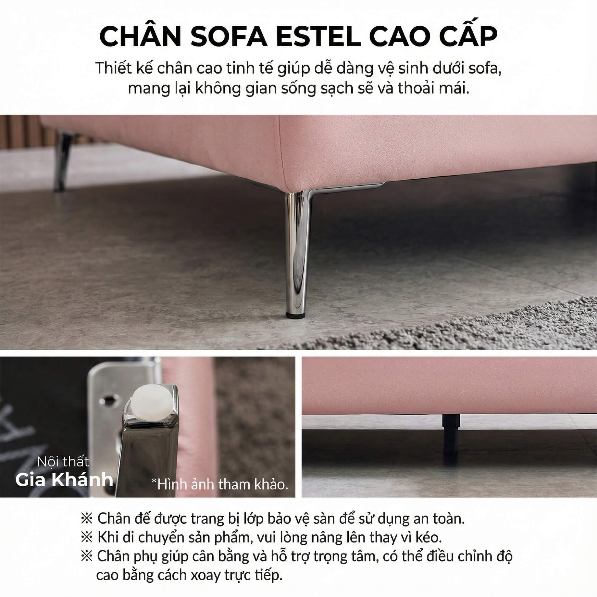 Sofa ESTEL – Sofa Góc Bọc Da Cao Cấp Hiện Đại Và Êm Ái