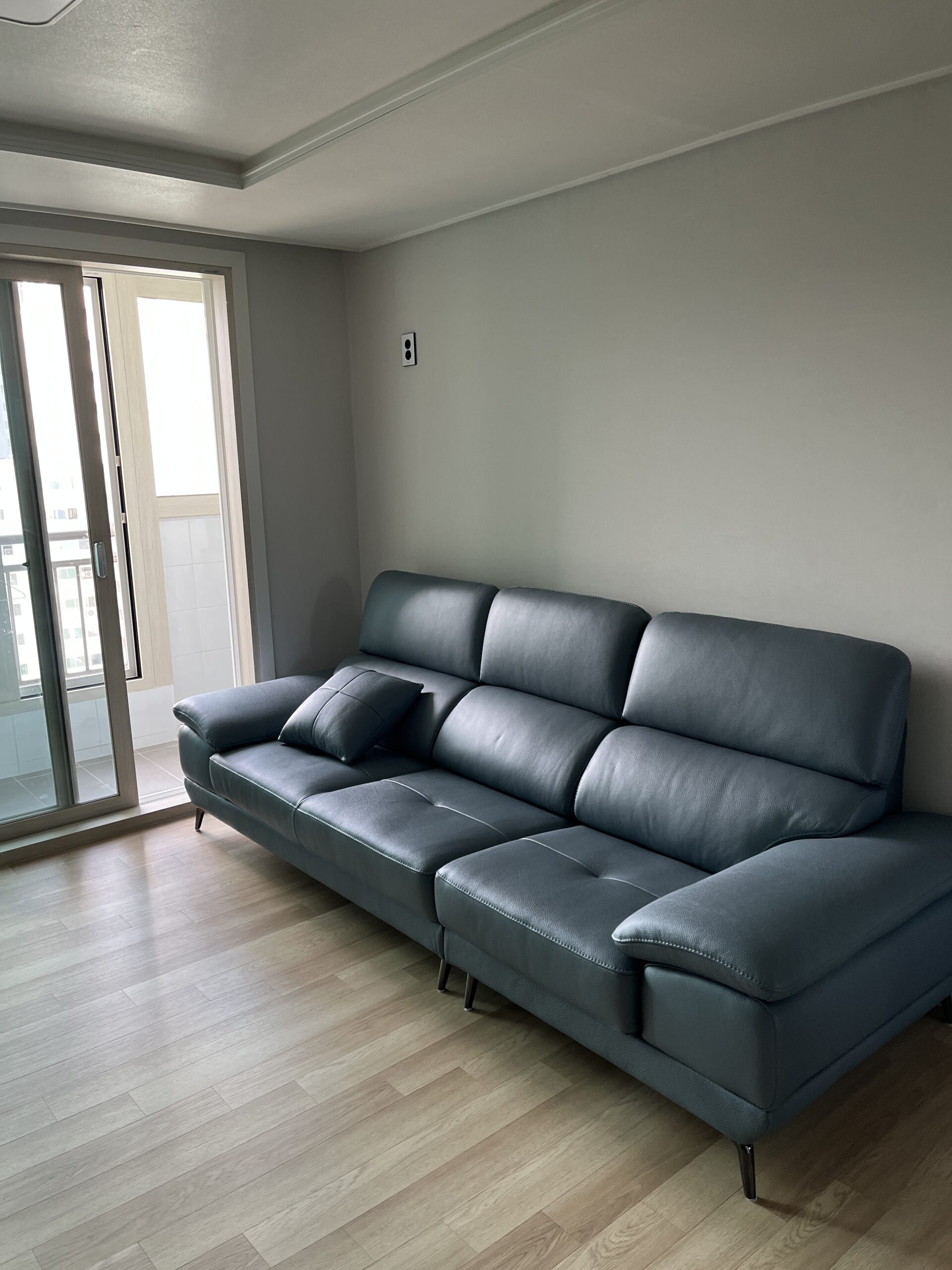 Sofa ELIOTT - Sofa Da Tối Giản Cho Phòng Khách Trẻ Trung