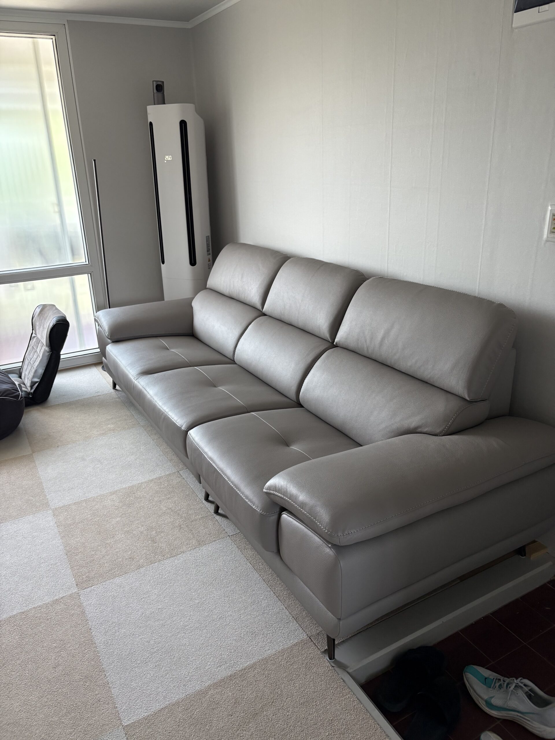 Sofa ELIOTT - Sofa Da Tối Giản Cho Phòng Khách Trẻ Trung