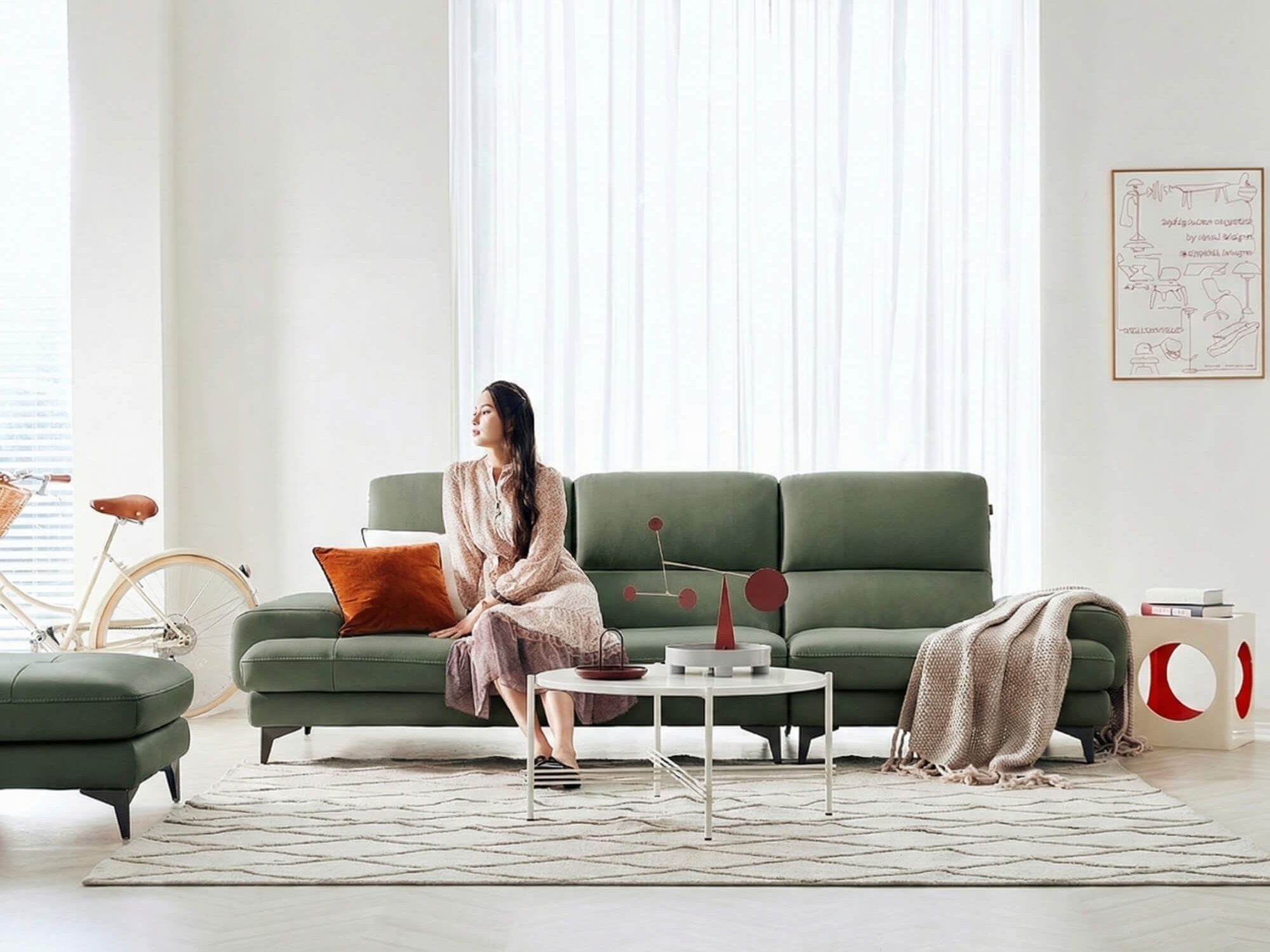 Sofa FAIRCOME - Sofa Băng Bọc Da Êm Ái Đem Đến Thoải Mái