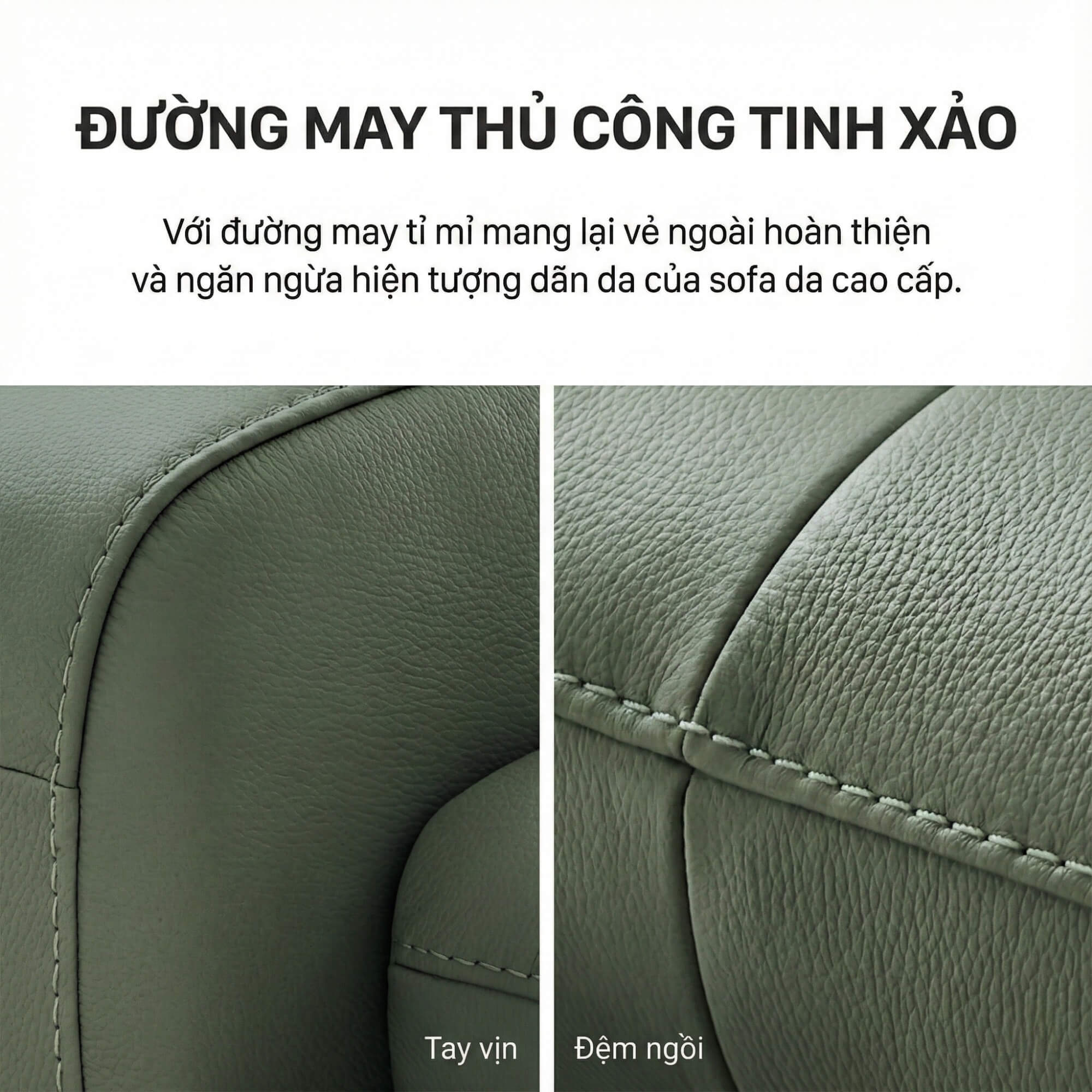 Sofa FAIRCOME - Sofa Băng Bọc Da Êm Ái Đem Đến Thoải Mái