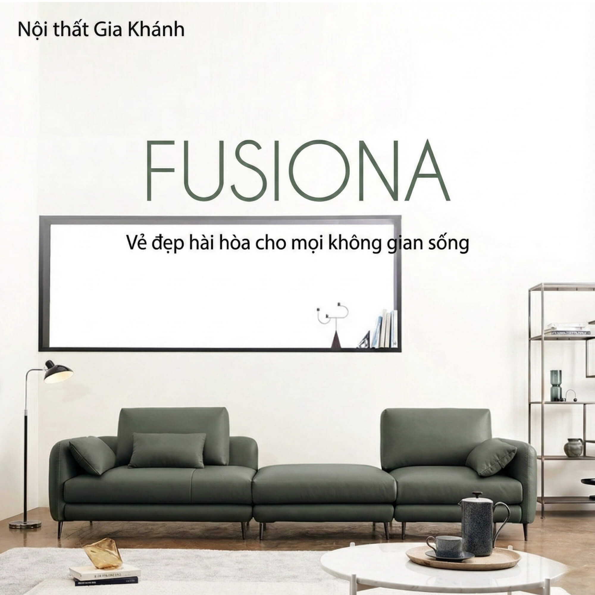 Sofa FUSIONA – Sofa Modular Độc Đáo Cho Lối Sống Trẻ Trung