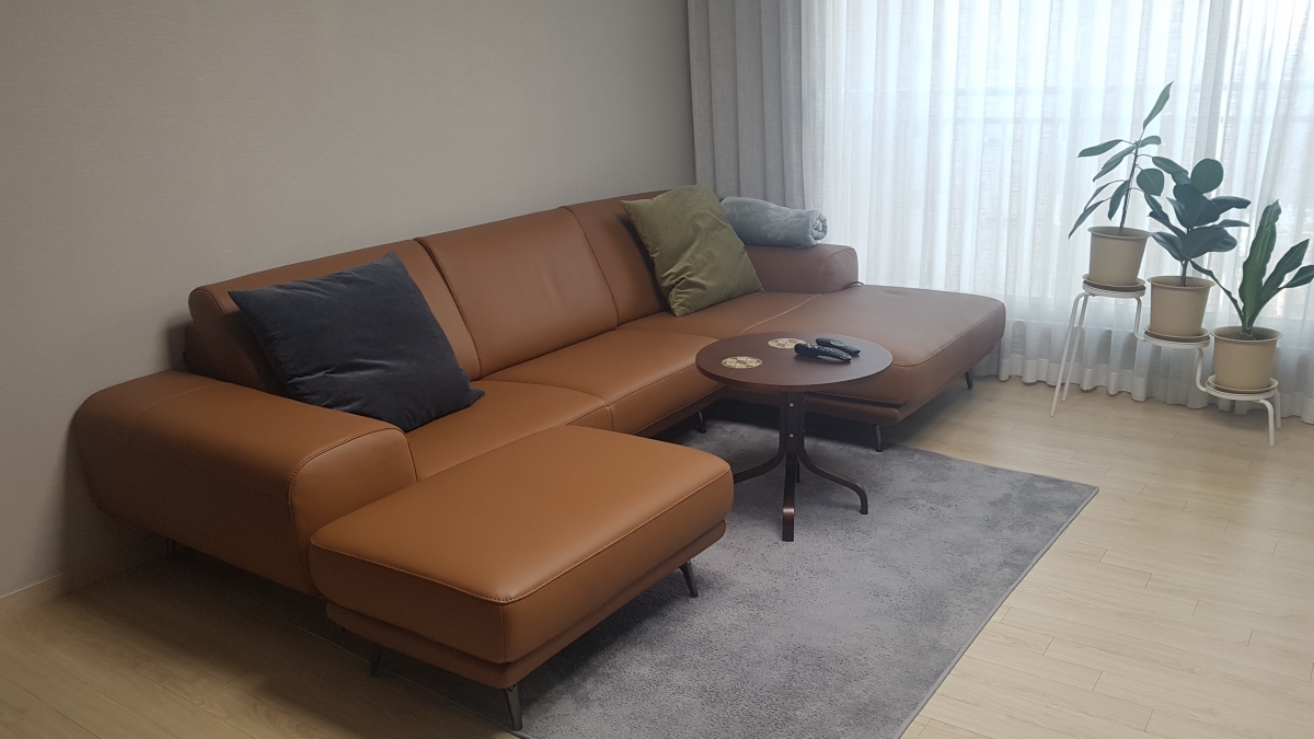 Sofa FINIAL - Sofa Bọc Da Lệch Góc Kiểu Dáng Bắc Âu Trang Nhã