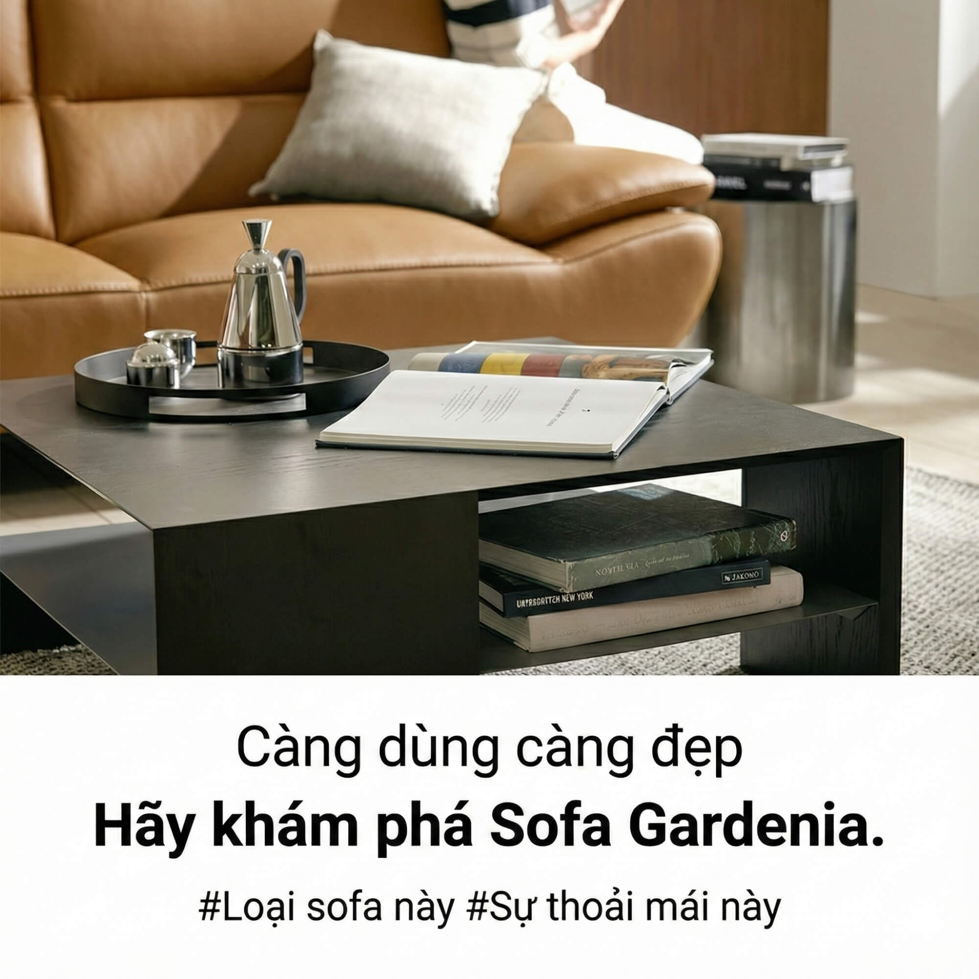 Sofa GARDENIA - Sofa Băng 2 Chỗ Nhỏ Gọn Cho Phòng Khách Mini 