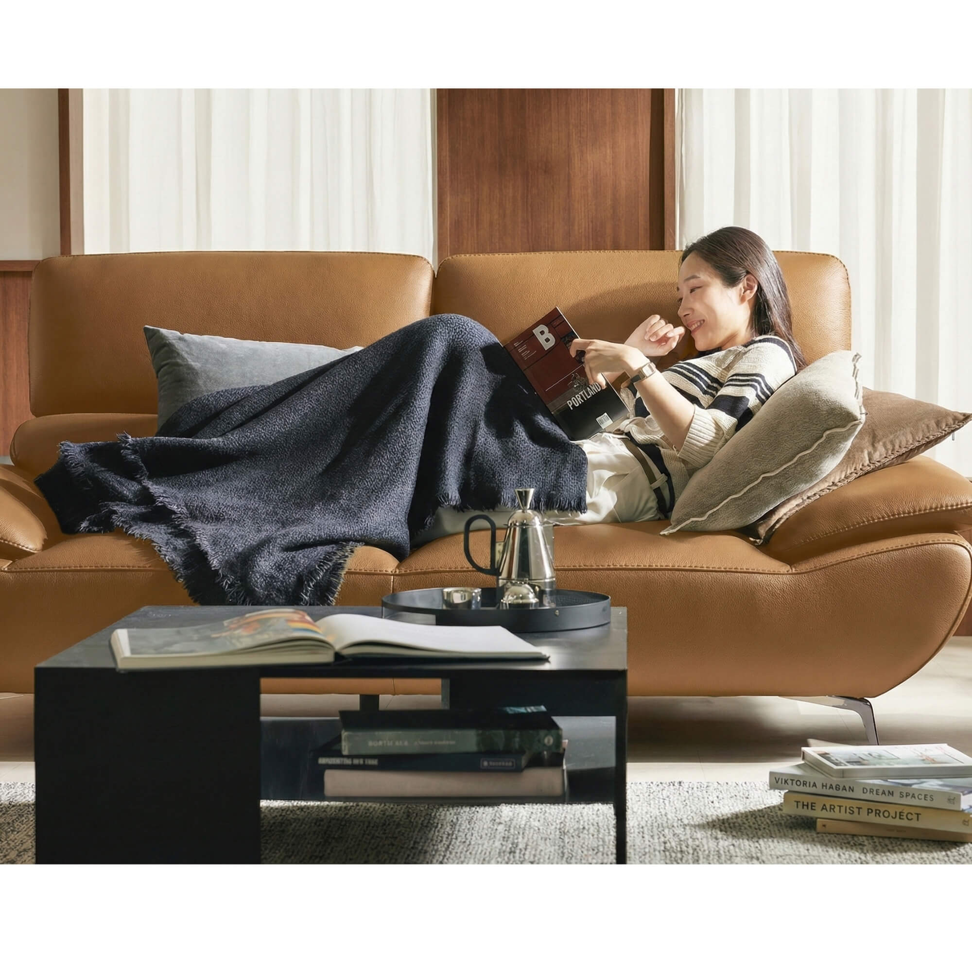 Sofa GARDENIA băng 2 chỗ nhỏ gọn cho phòng khách