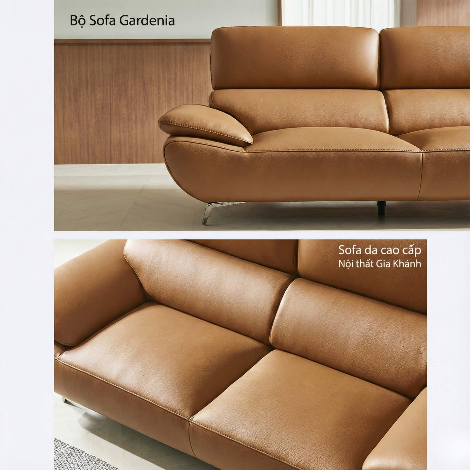 Sofa GARDENIA - Sofa Băng 2 Chỗ Nhỏ Gọn Cho Phòng Khách Mini 