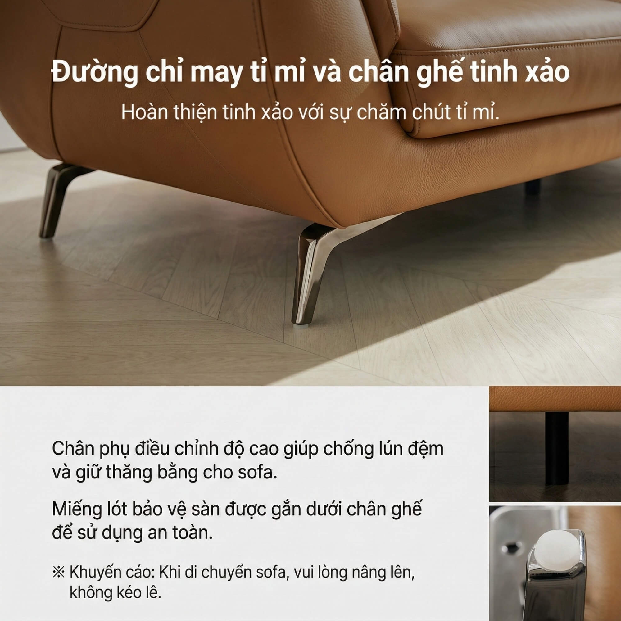 Sofa GARDENIA - Sofa Băng 2 Chỗ Nhỏ Gọn Cho Phòng Khách Mini 