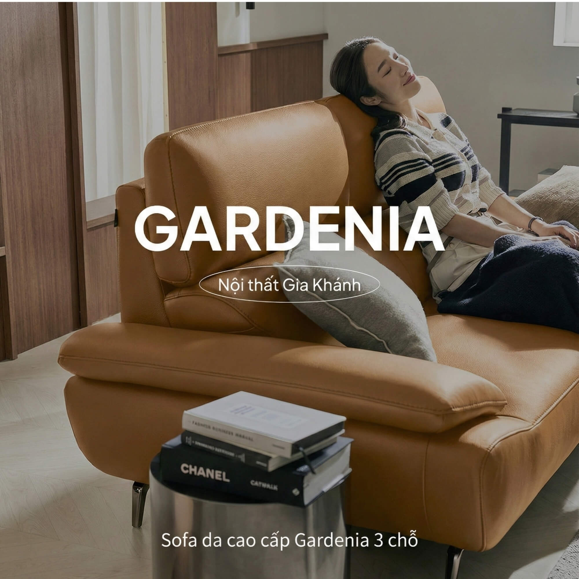 Sofa GARDENIA - Sofa Băng 2 Chỗ Nhỏ Gọn Cho Phòng Khách Mini 