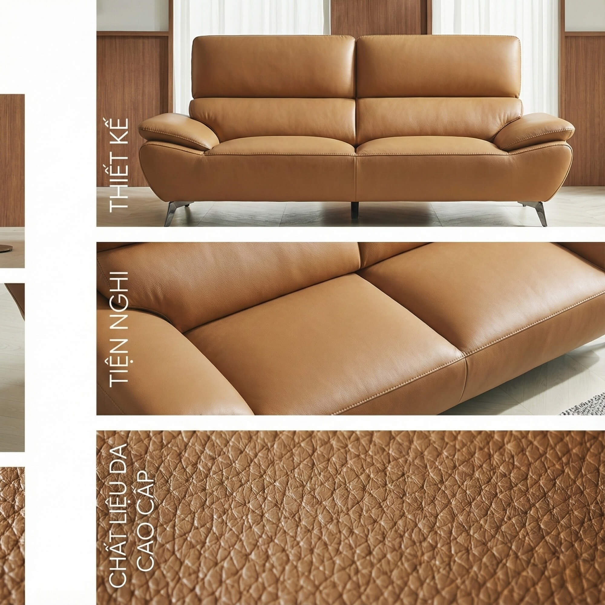 Sofa GARDENIA - Sofa Băng 2 Chỗ Nhỏ Gọn Cho Phòng Khách Mini 