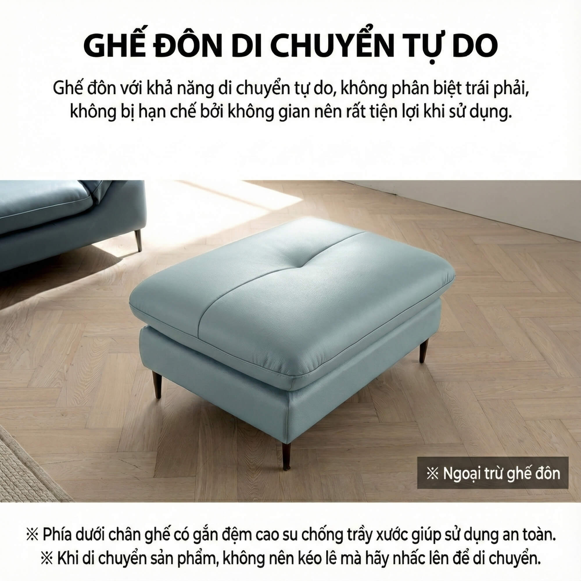 Sofa GLINT – Sofa Da Dáng Băng Hiện Đại Êm Ái Khi Thư Giãn