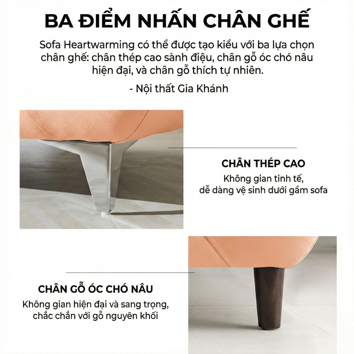 Sofa HEARTWARMING - Sofa Băng 2 Chỗ Bọc Da Ấm Áp Cho Gia Đình