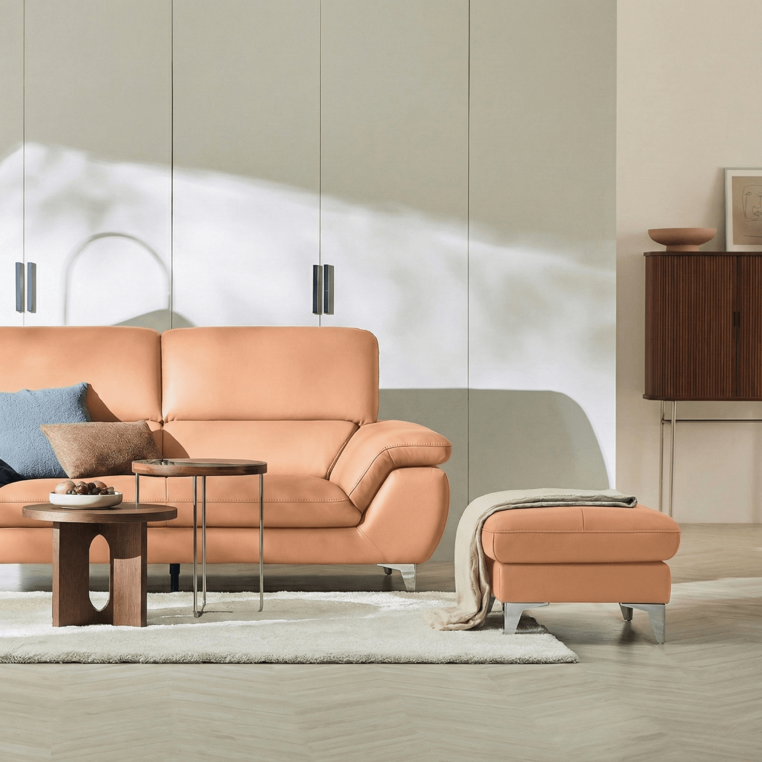 Sofa HEARTWARMING - Sofa Băng 2 Chỗ Bọc Da Ấm Áp Cho Gia Đình