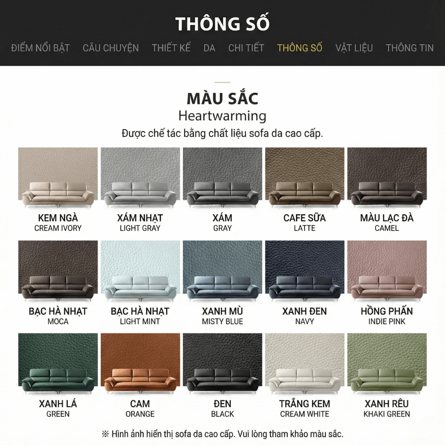 Sofa HEARTWARMING - Sofa Băng 2 Chỗ Bọc Da Ấm Áp Cho Gia Đình