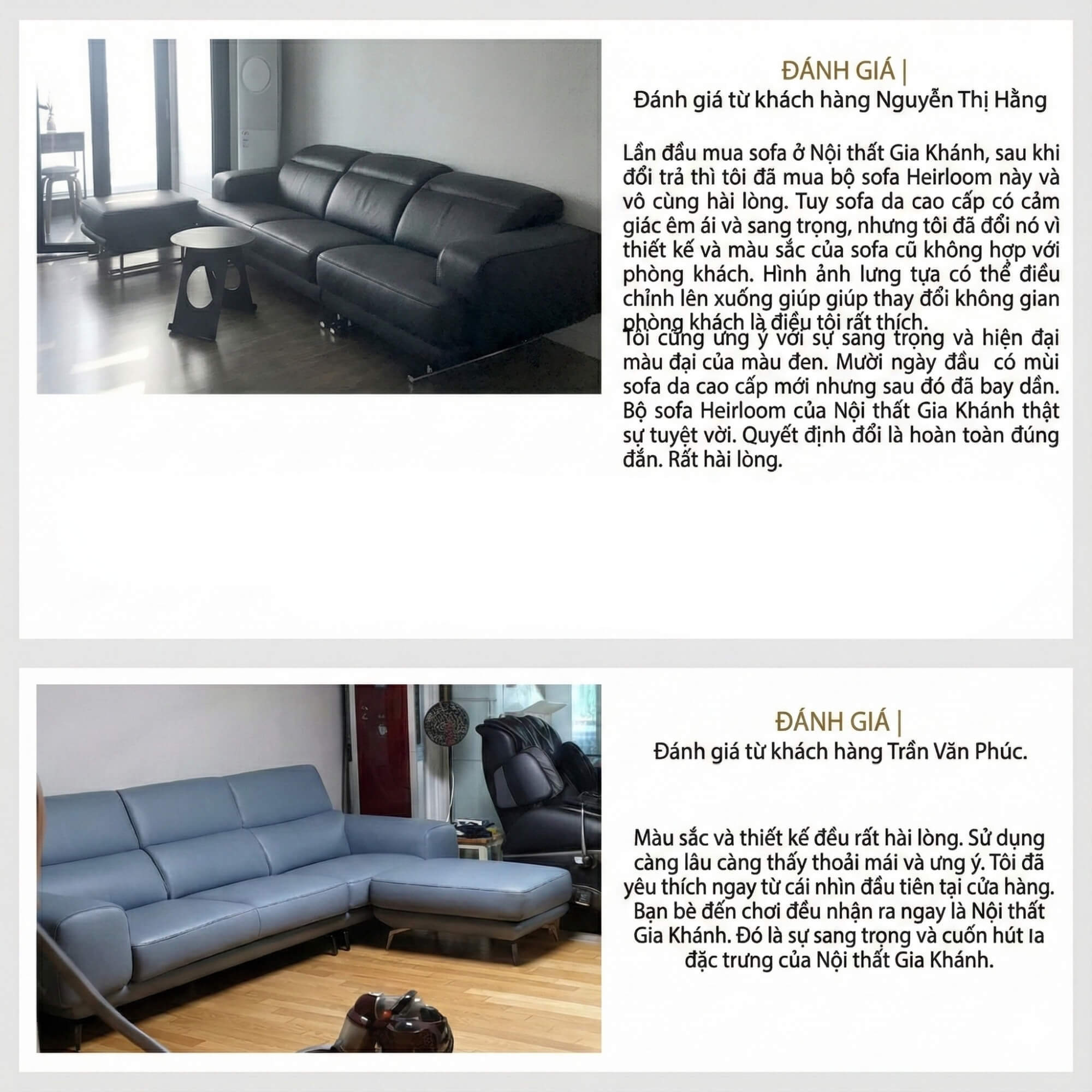 Sofa HEIRLOOM - Sofa Băng Bọc Da Thiết Kế Mạnh Mẽ Có Tựa Đầu Thông Minh