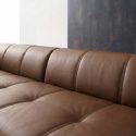 Sofa LAWRENCE – Sofa Băng Bọc Da Kiểu Dáng Retro Tối Giản