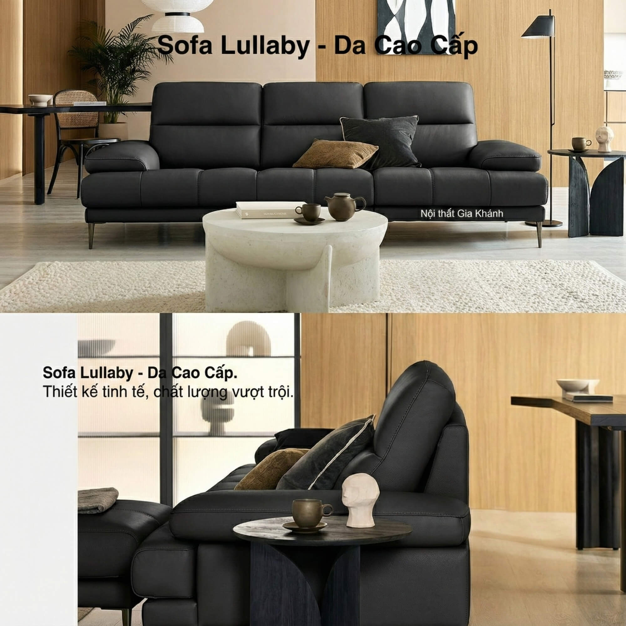 Sofa LULLABY - Sofa Băng Hiện Đại Thiết Kế Tay Bệt Nghỉ Ngơi 
