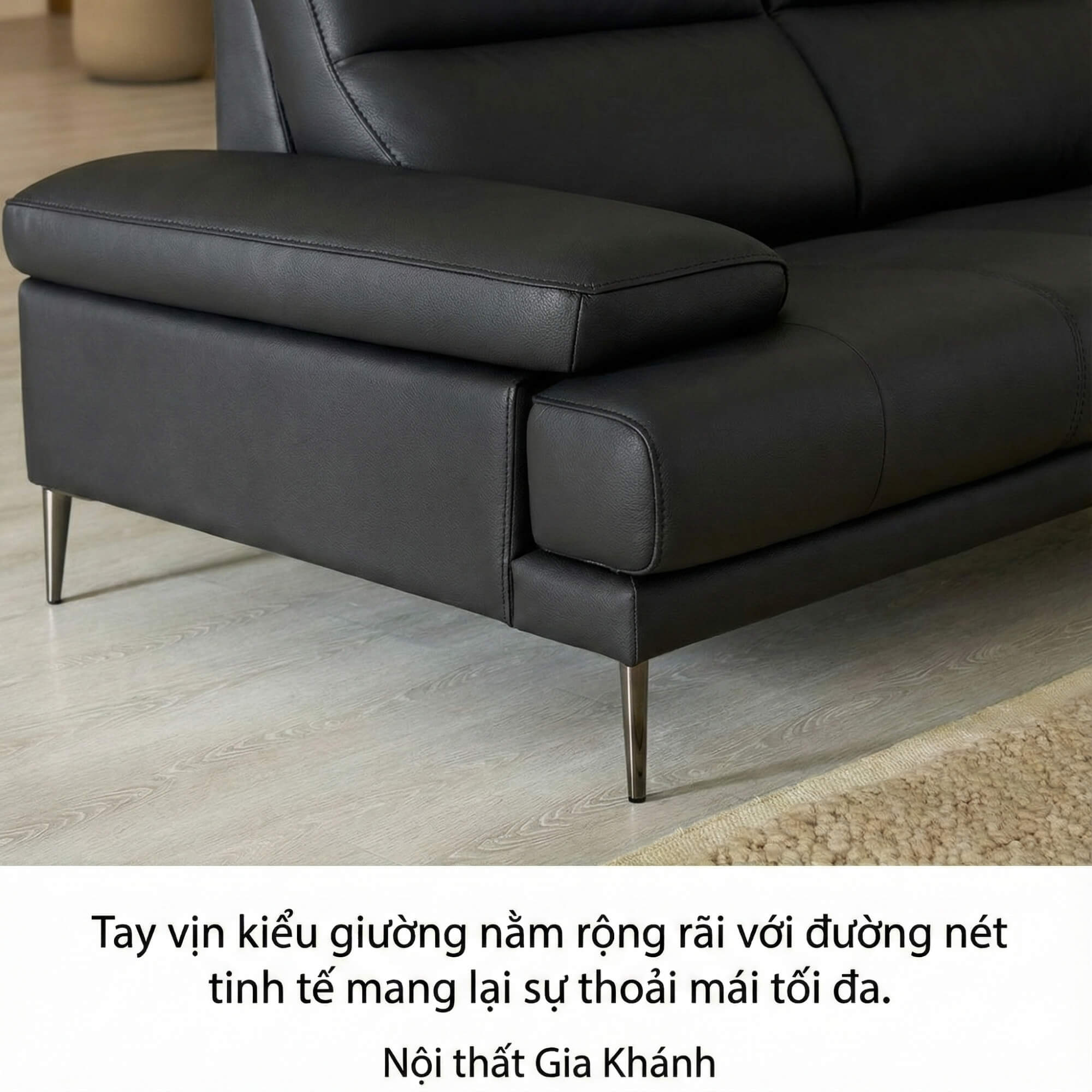 Sofa LULLABY - Sofa Băng Hiện Đại Thiết Kế Tay Bệt Nghỉ Ngơi 