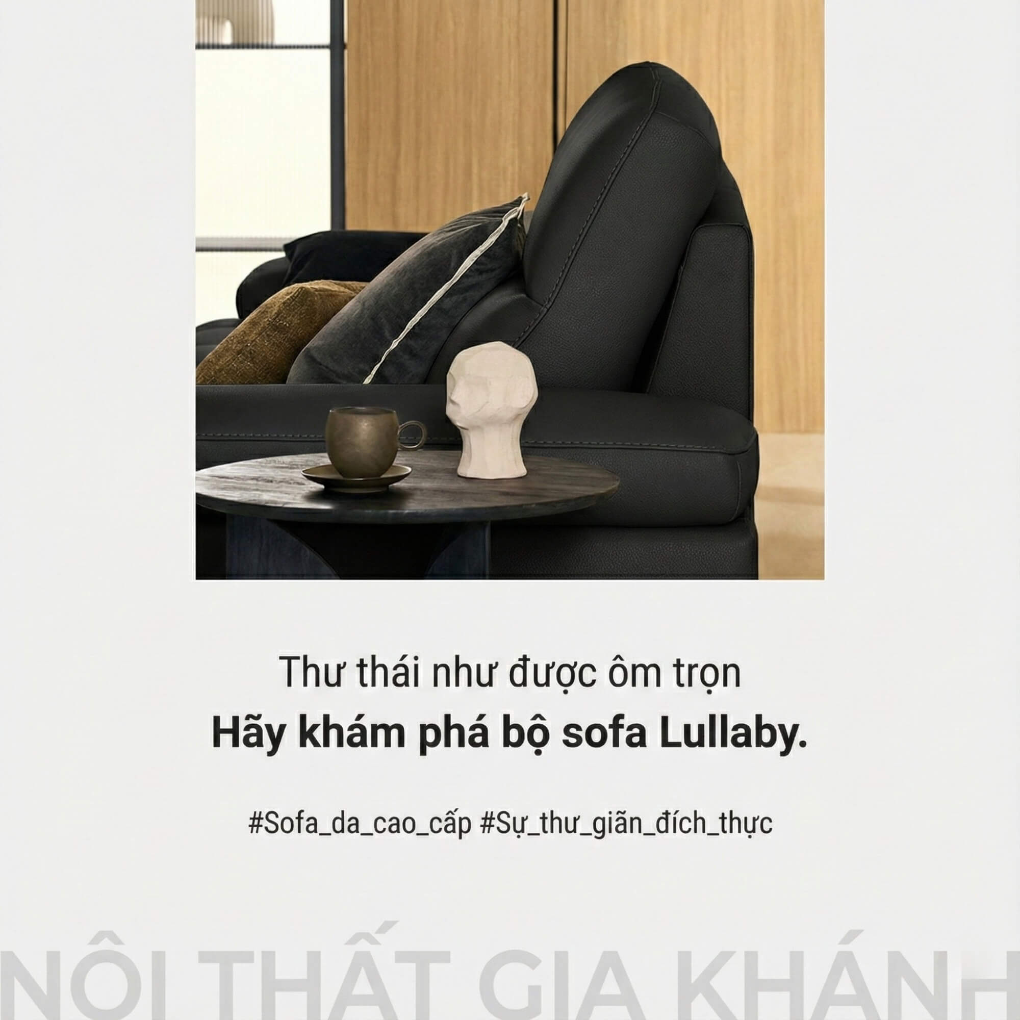 Sofa LULLABY - Sofa Băng Hiện Đại Thiết Kế Tay Bệt Nghỉ Ngơi 