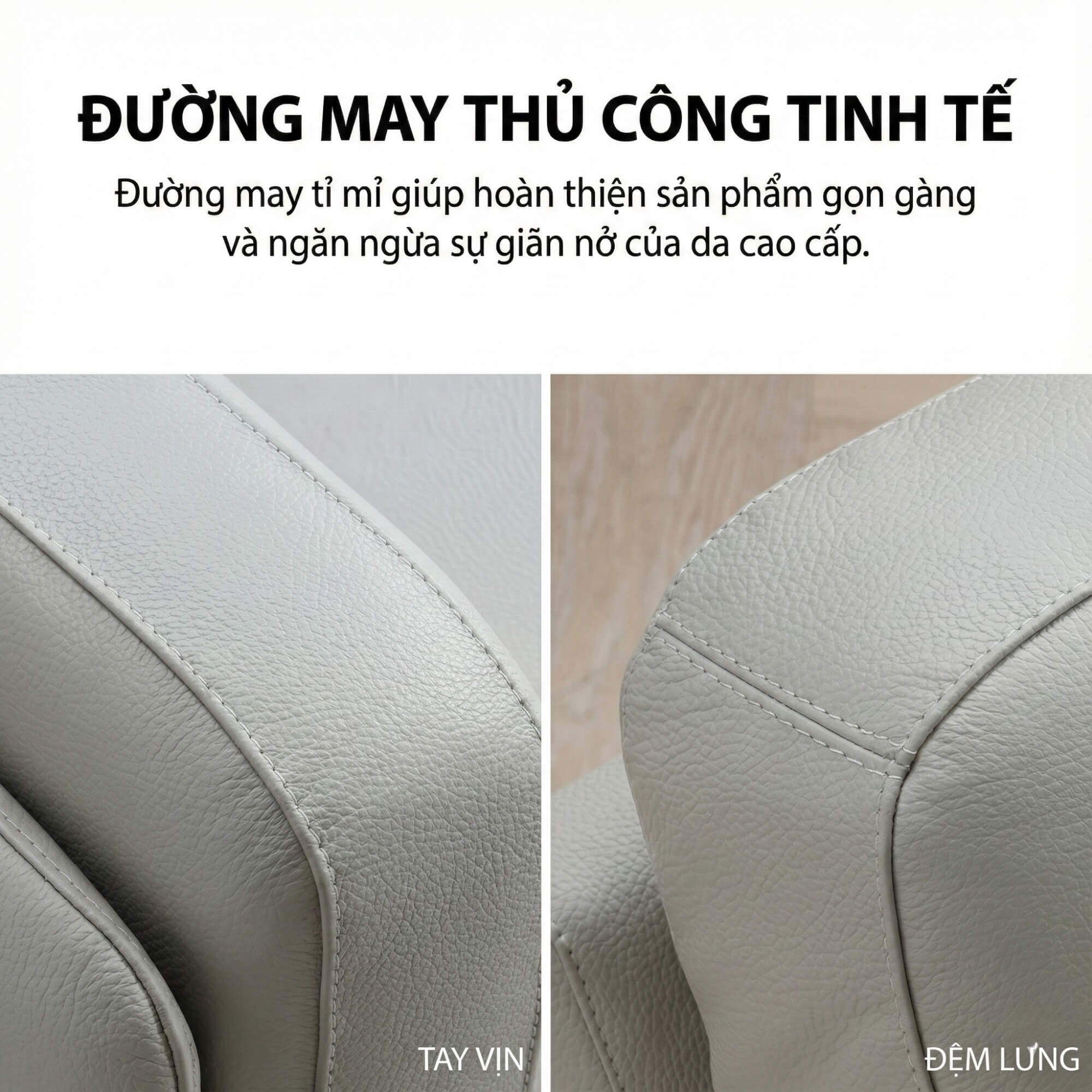 Sofa LUMI - Sofa Da Hiện Đại Thiết Kế Thanh Mảnh Cho Phòng Khách Tinh Tế
