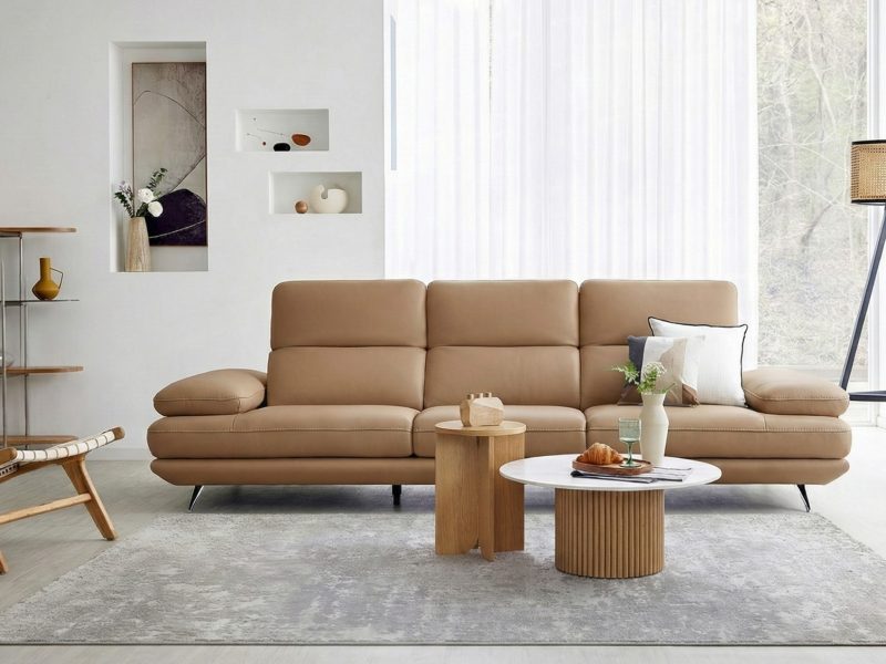 Sofa LUXREST – Sofa Da Dáng Văng Nghỉ Ngơi Êm Ái Cho Không Gian Sống Hiện Đại