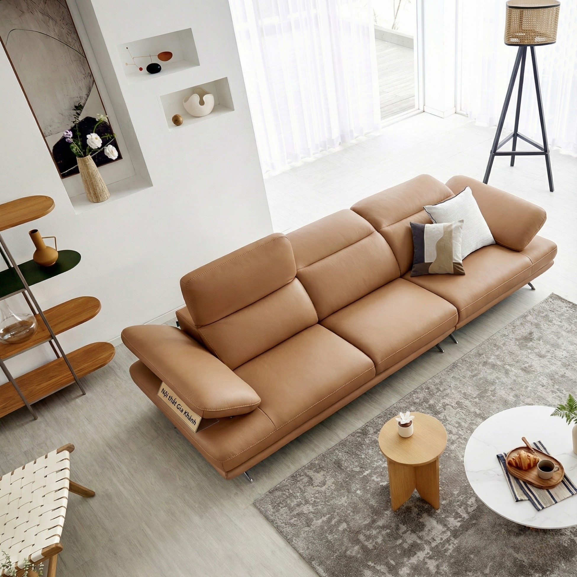 Sofa LUXREST – Sofa Da Dáng Văng Nghỉ Ngơi Êm Ái Cho Không Gian Sống Hiện Đại