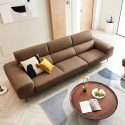 Sofa MELLARO - Sofa Da Dáng Băng 3 Chỗ Tựa Đầu Thông Minh Sang Trọng