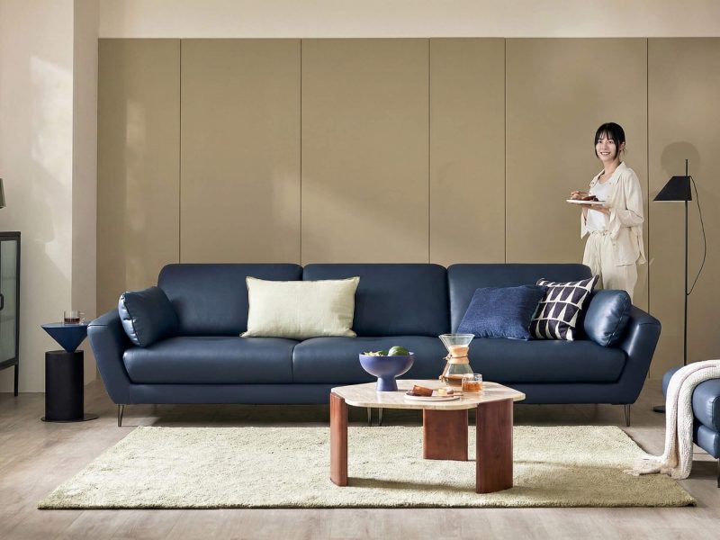 Sofa MELLOWAY - Sofa Băng Bọc Da Sang Trọng Cho Phòng Khách Hiện Đại