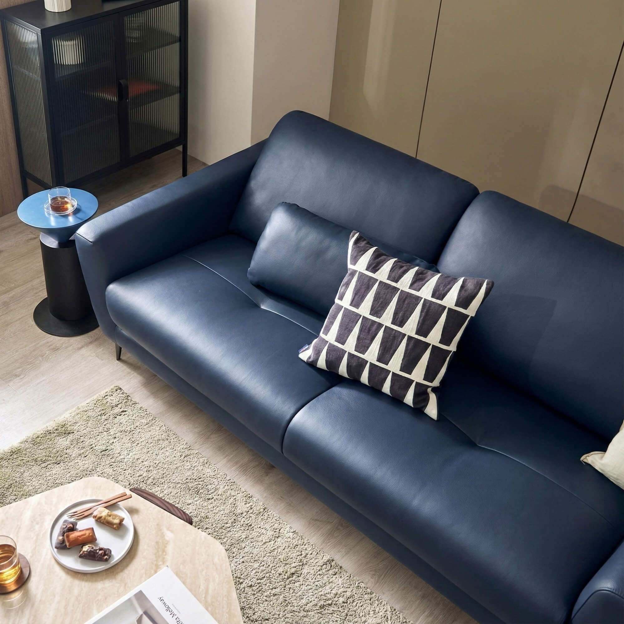 Sofa MELLOWAY - Sofa Băng Bọc Da Sang Trọng Cho Phòng Khách Hiện Đại