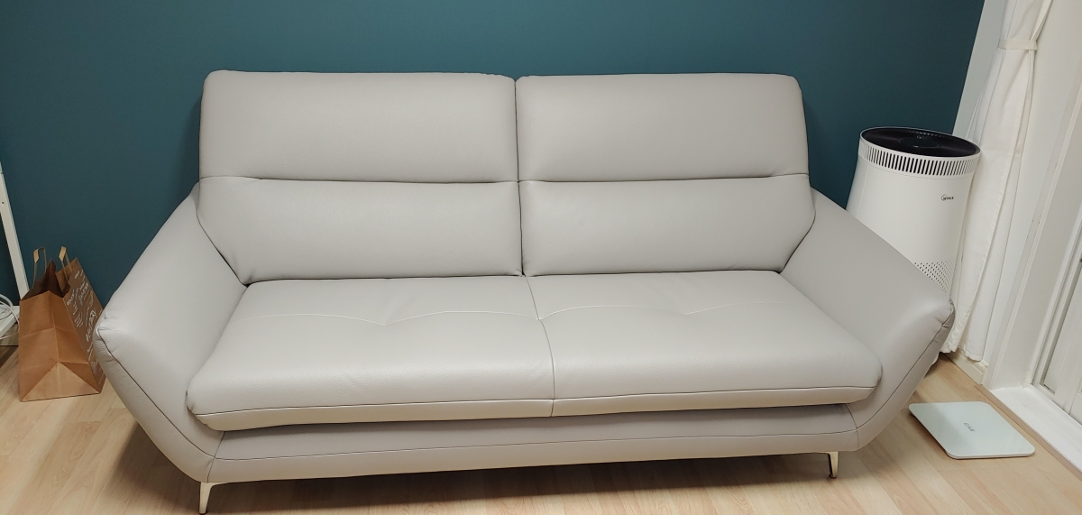 Sofa MELVIA - Sofa Thuyền 2 Chỗ Bọc Da Phong Cách Bắc Âu