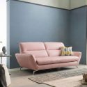 Sofa MELVIA - Sofa Thuyền 2 Chỗ Bọc Da Phong Cách Bắc Âu