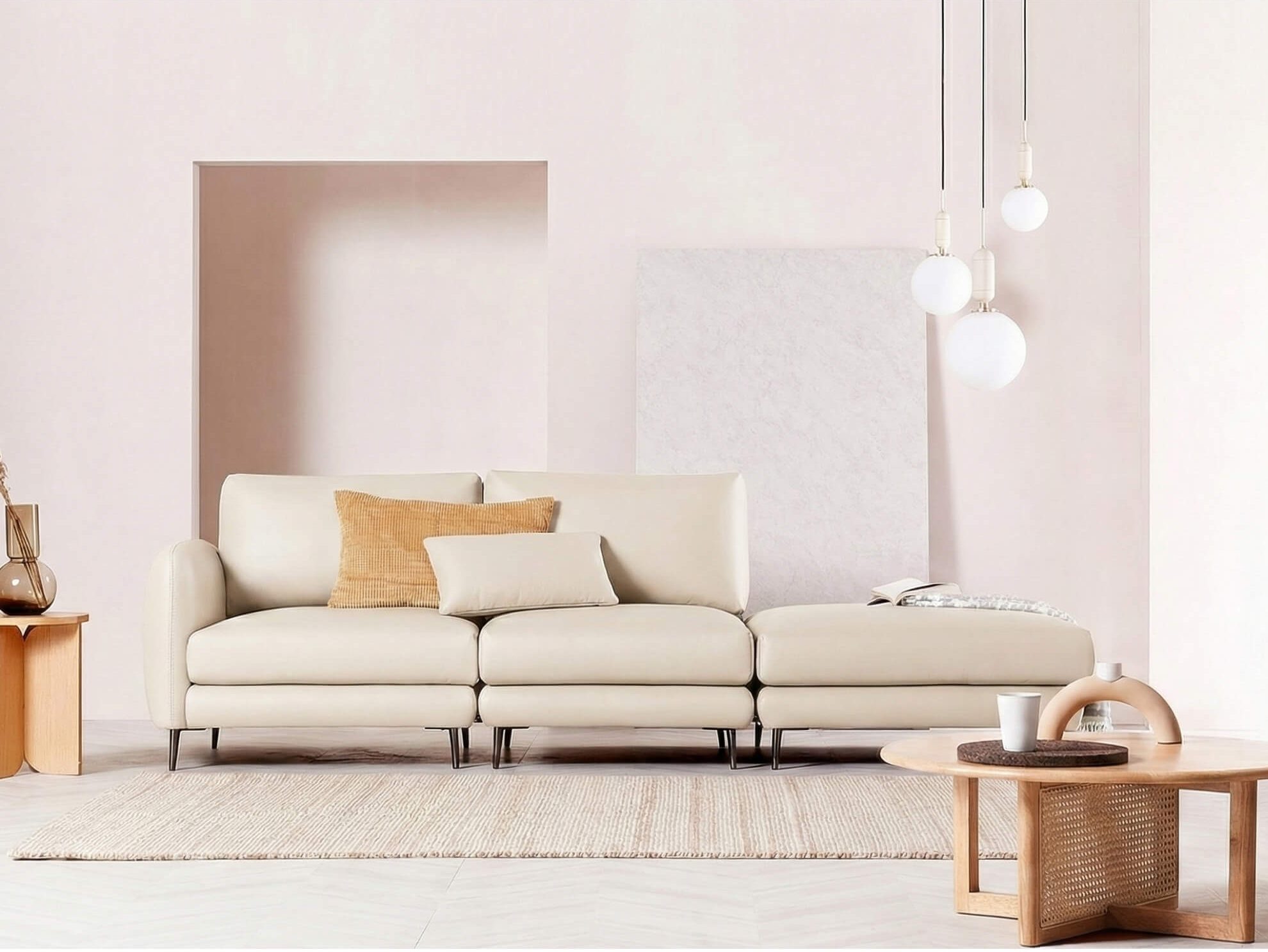 Sofa MODAIRE - Sofa Da Cao Cấp Dạng Mô-đun Linh Hoạt Hiện Đại