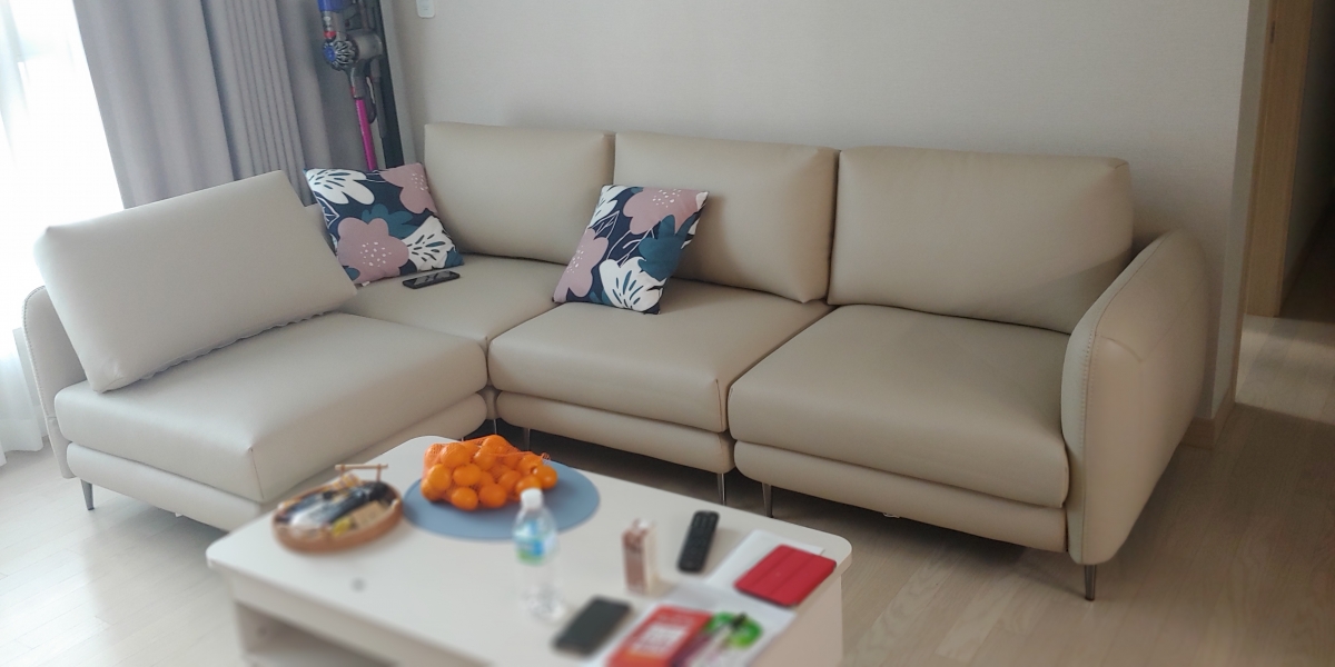 Sofa MODUS - Sofa Da Góc Chữ L Thiết Kế Module Thông Minh Và Linh Hoạt